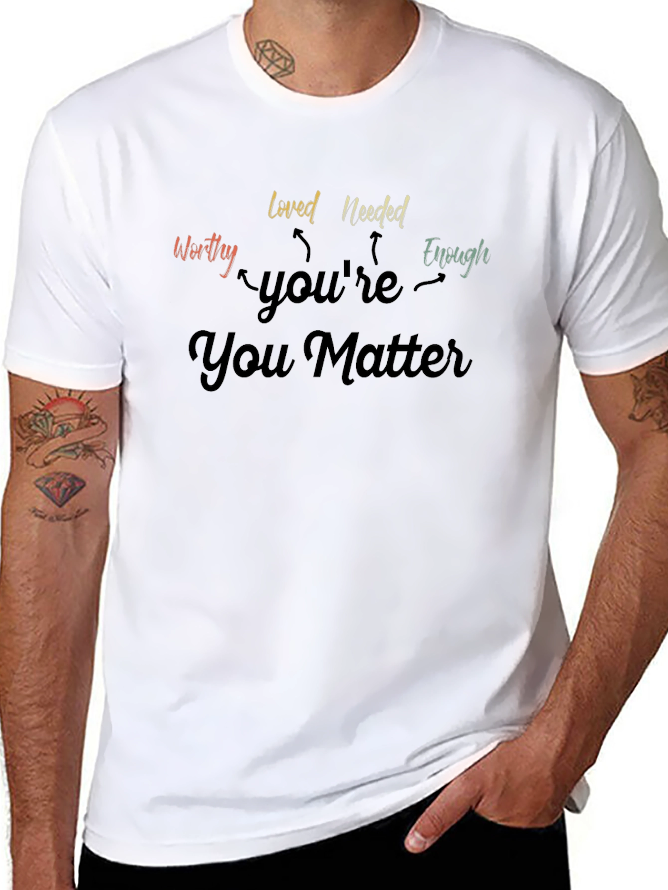 You Matter Graphic Tee - Inspirational T-Shirt