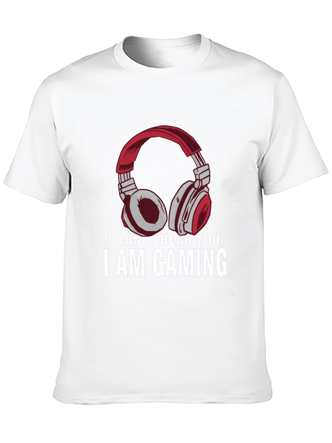 I Am Gaming T-Shirt - Gamer Headphone Tee