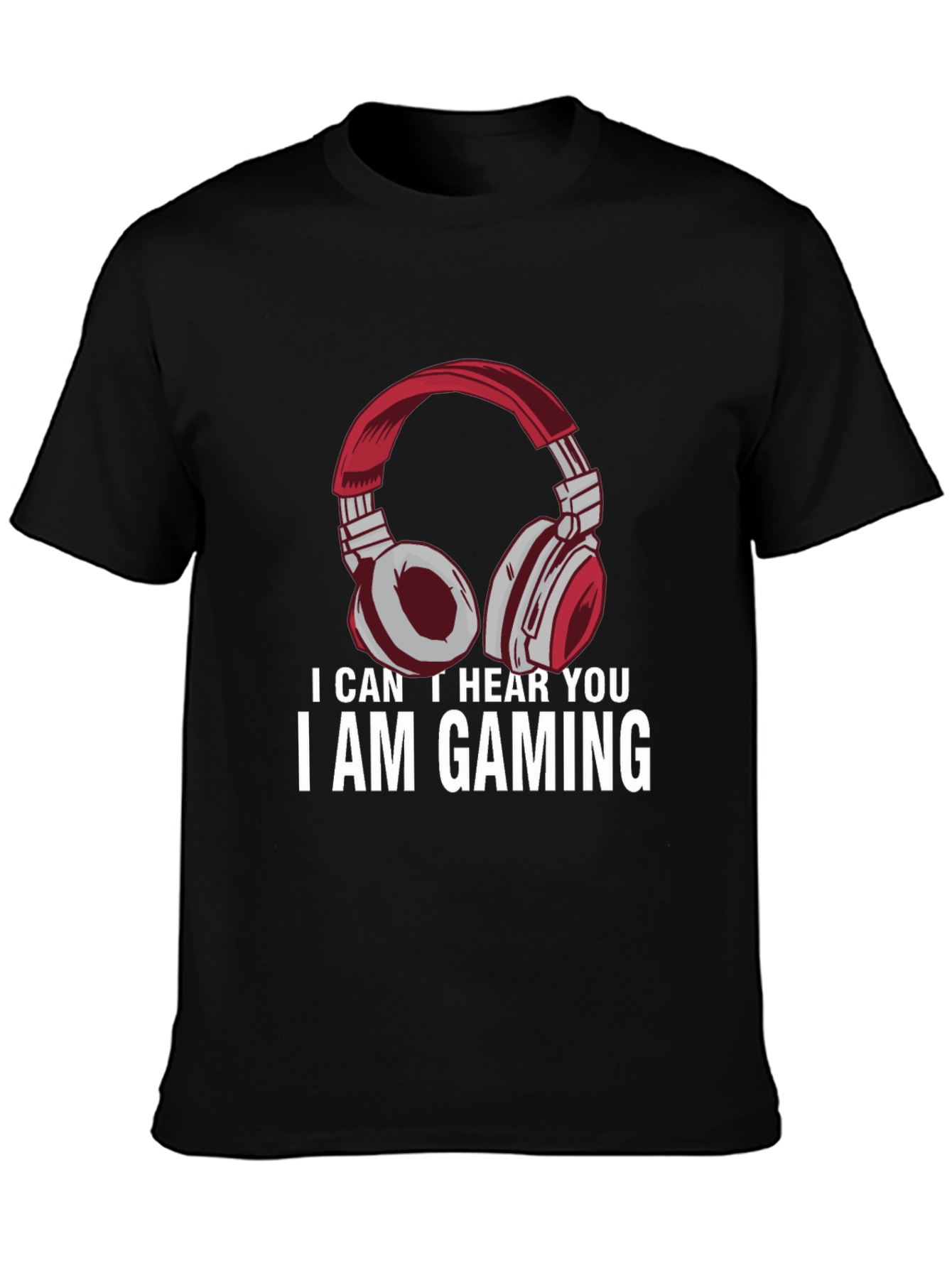 I Am Gaming T-Shirt - Gamer Headphone Tee