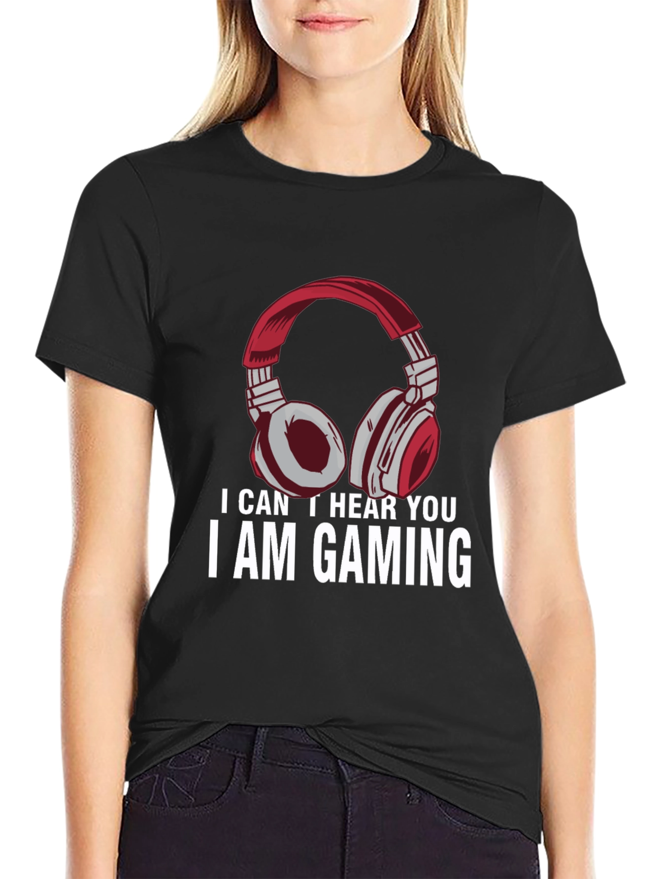 I Am Gaming T-Shirt - Gamer Headphone Tee