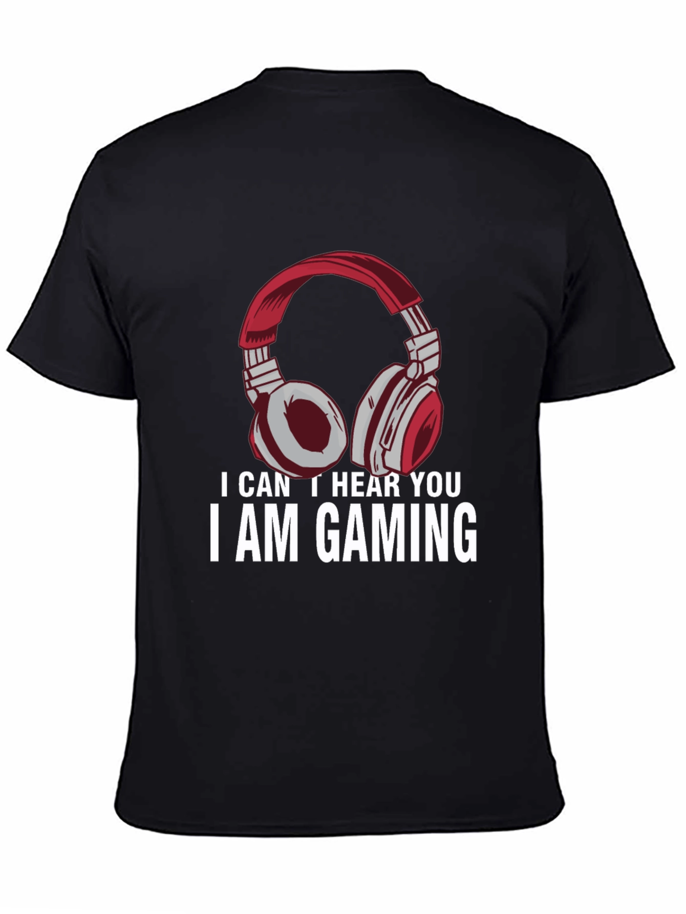 I Am Gaming T-Shirt - Gamer Headphone Tee