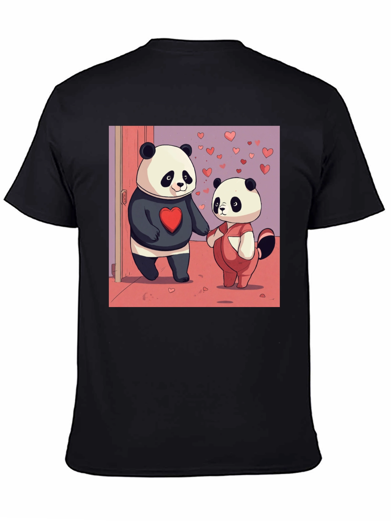 Panda Love Graphic Tee - Valentines Edition