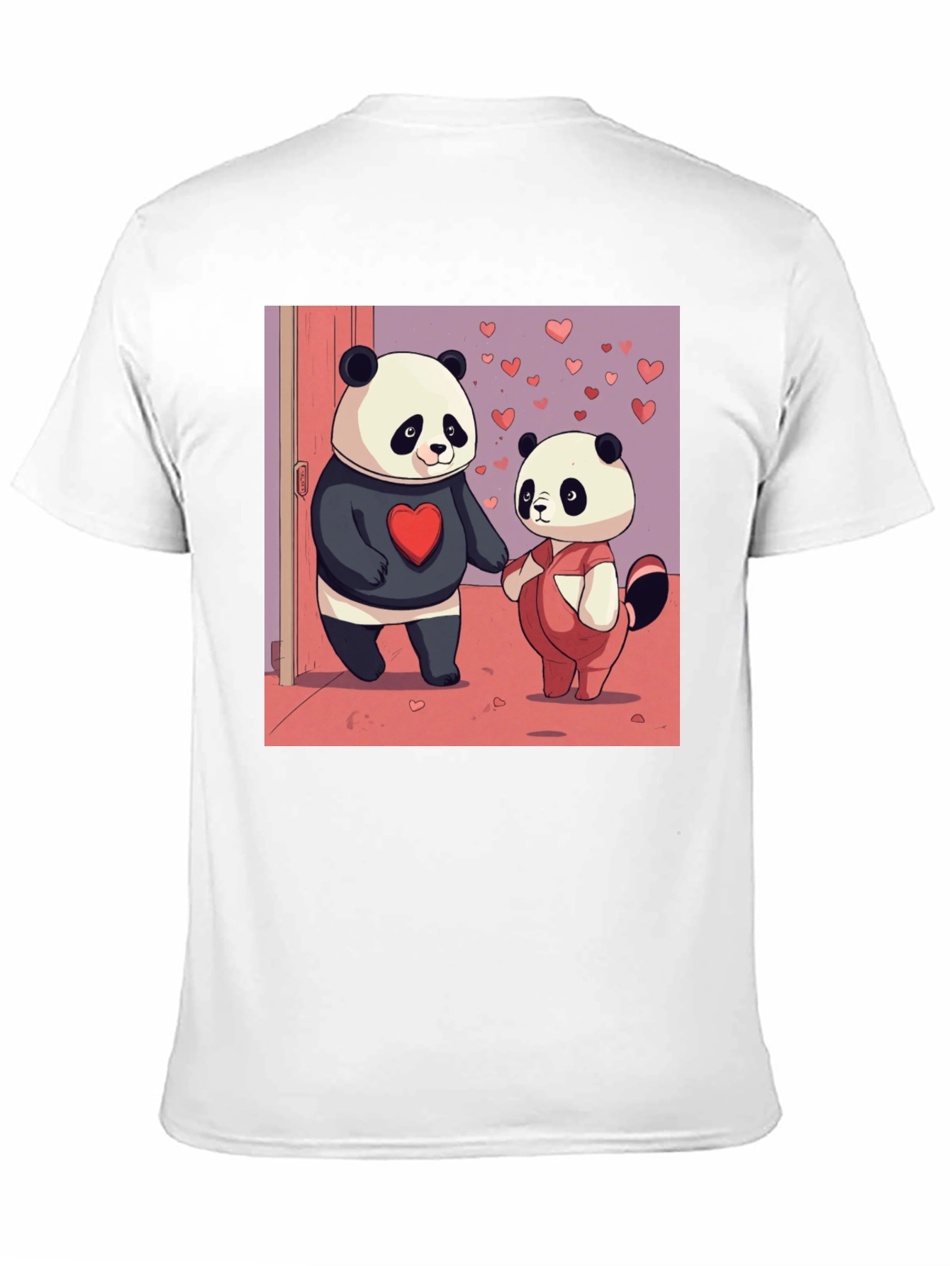 Panda Love Graphic Tee - Valentines Edition