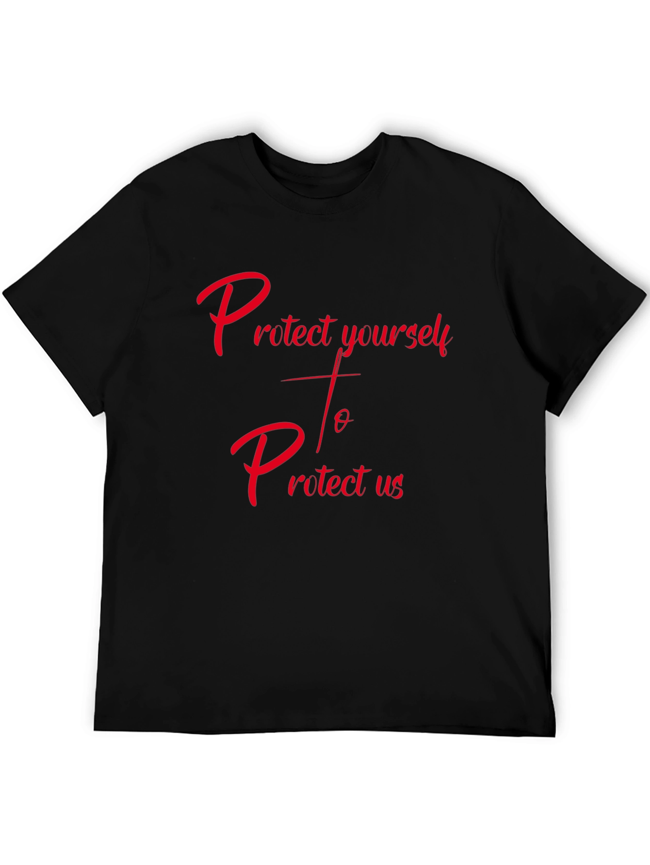 Protect Yourself T-Shirt - Trendy Graphic Tee