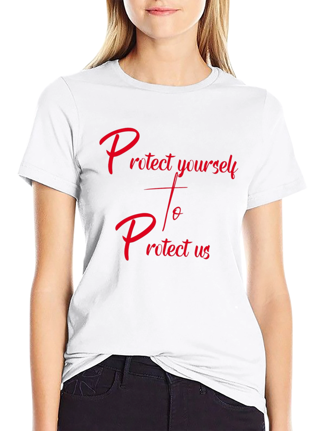Protect Yourself T-Shirt - Trendy Graphic Tee