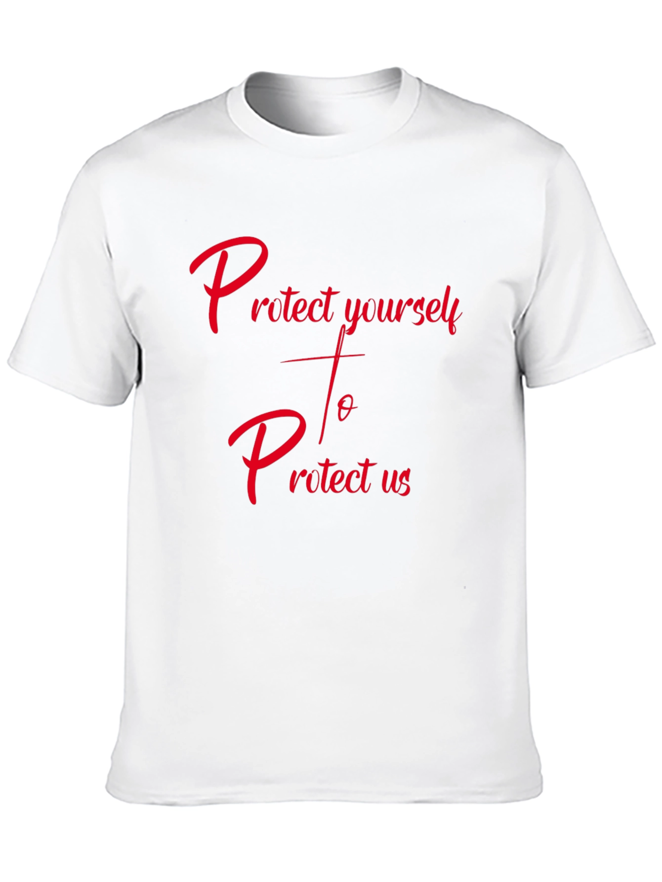Protect Yourself T-Shirt - Trendy Graphic Tee