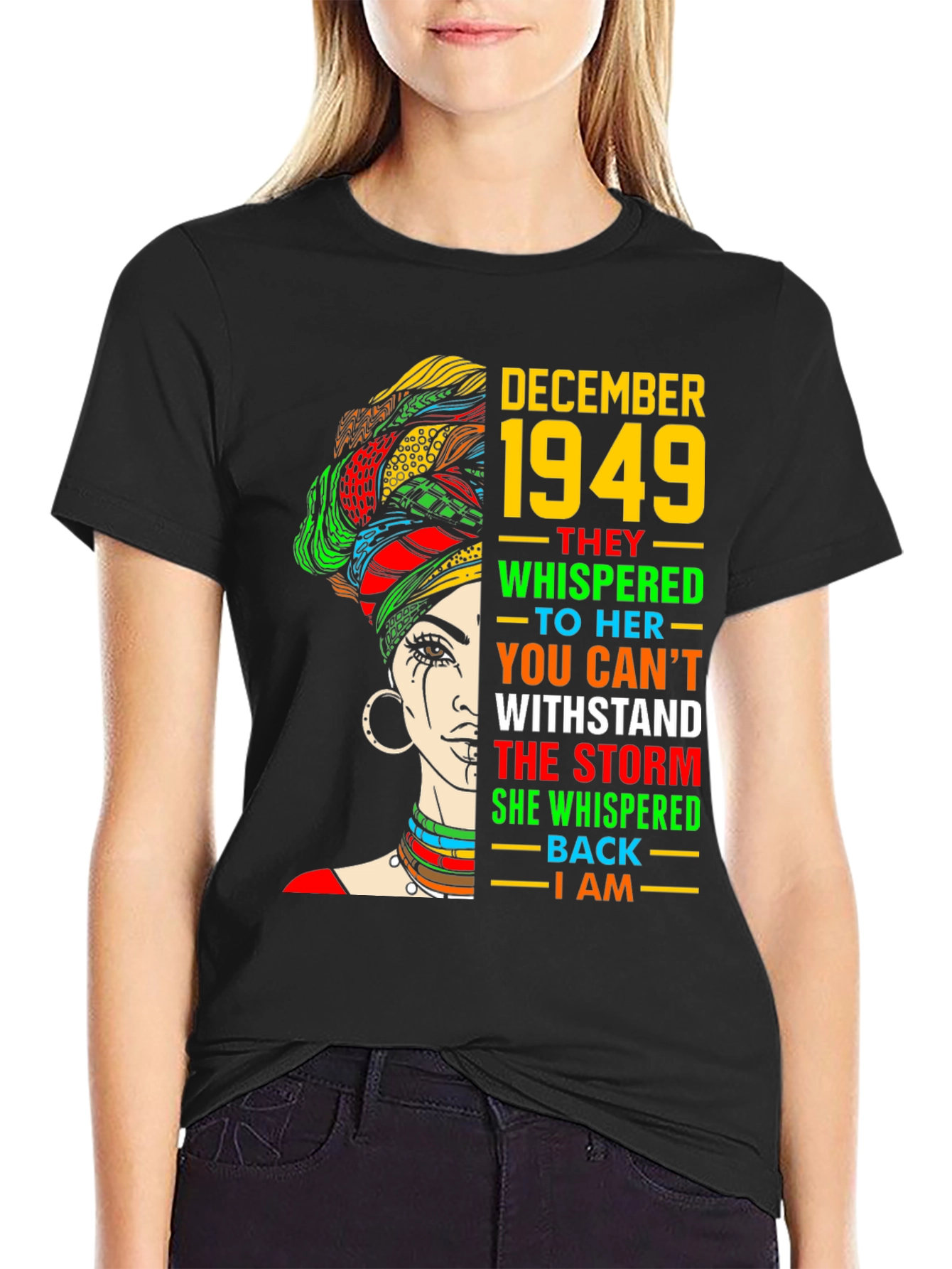 December 1949 T-Shirt - African Queen