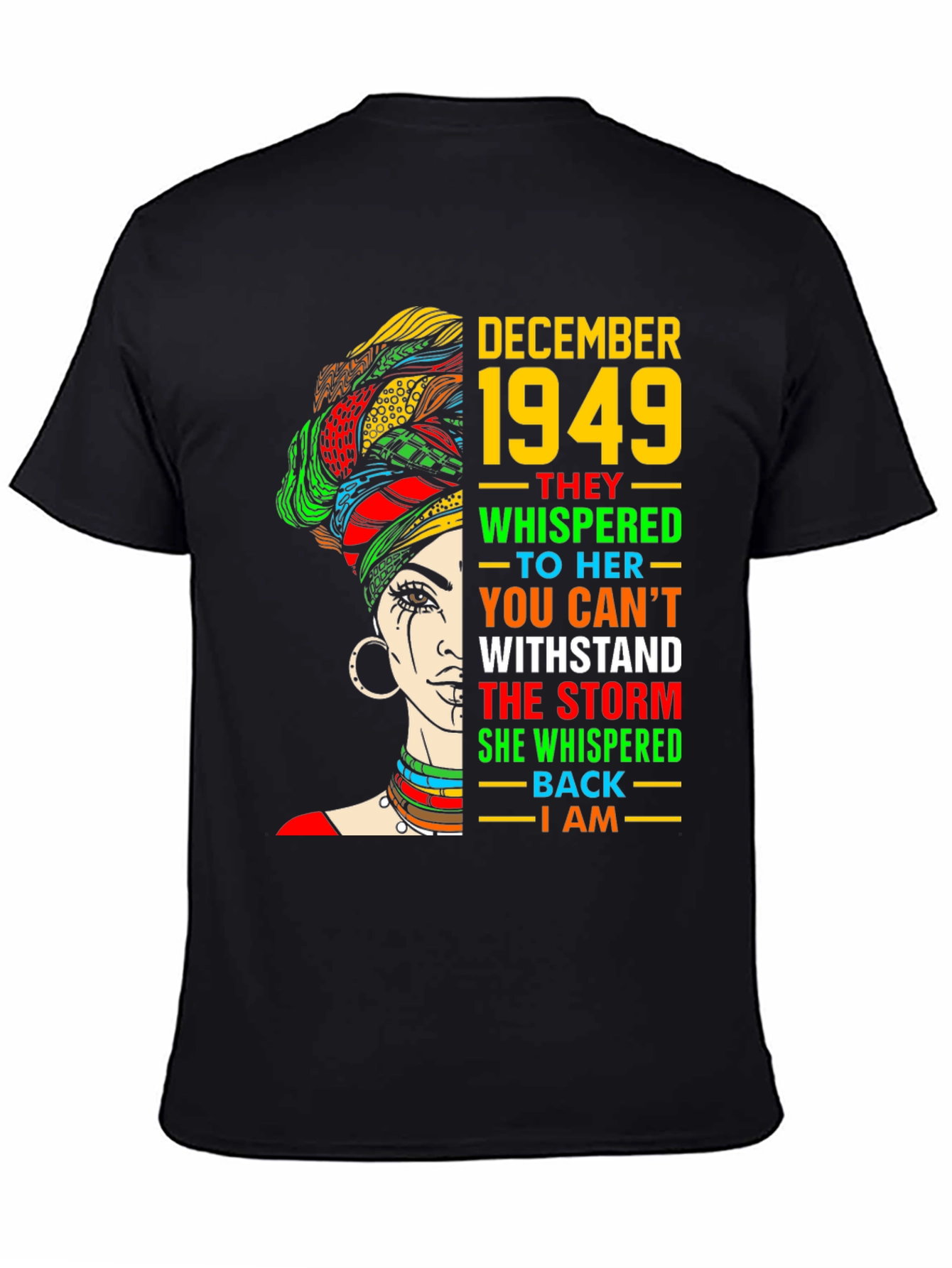 December 1949 T-Shirt - African Queen