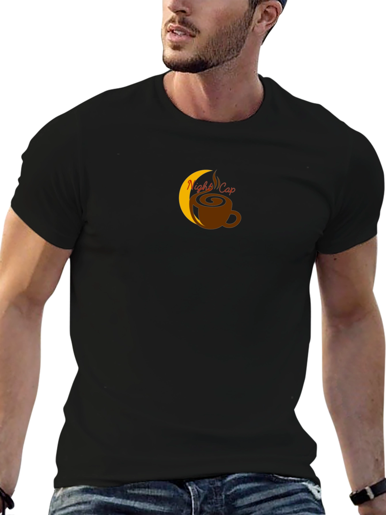 Night Cap Graphic Tee - Cozy Comfort