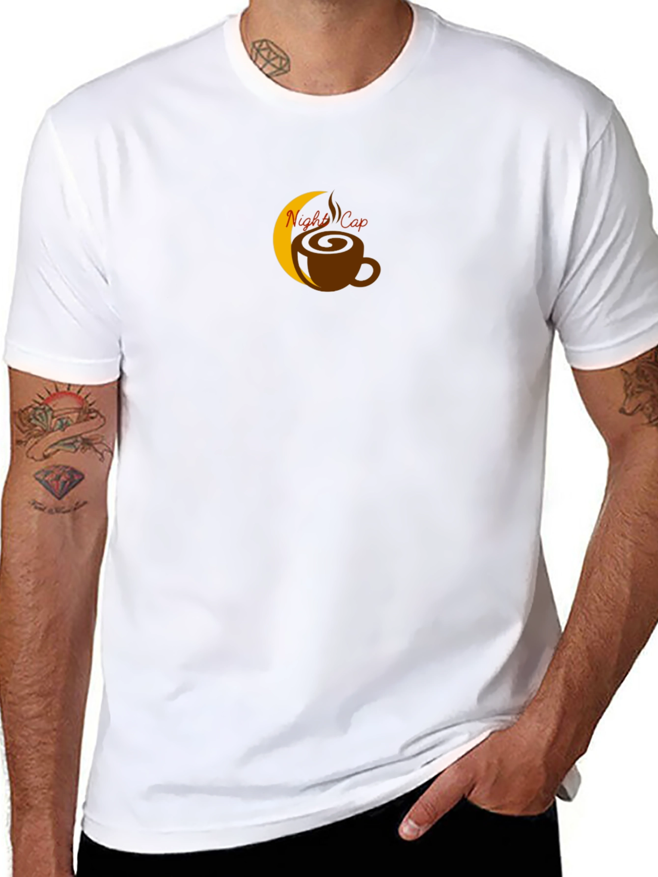 Night Cap Graphic Tee - Cozy Comfort
