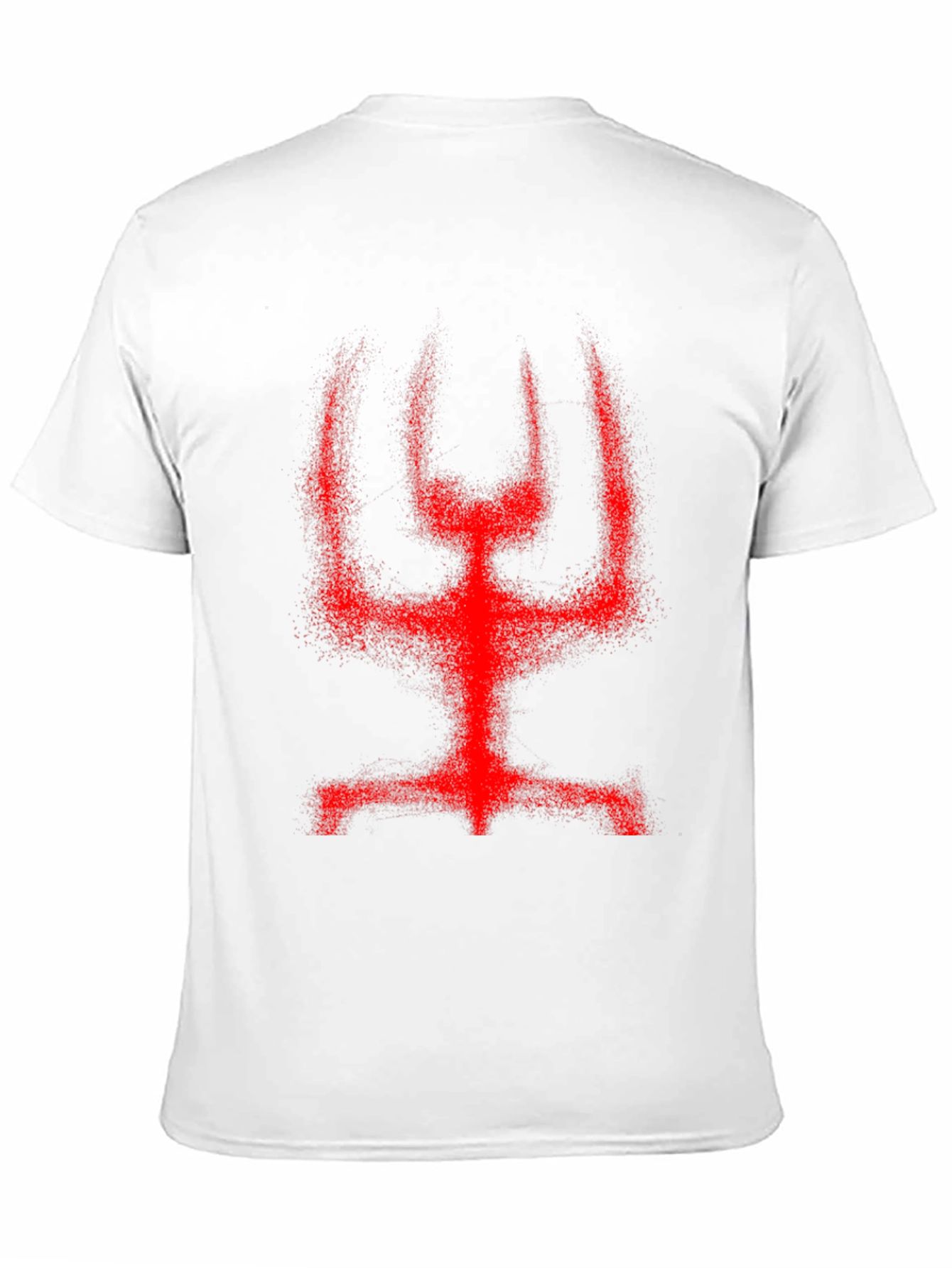 Red Figure Graphic Black T-Shirt