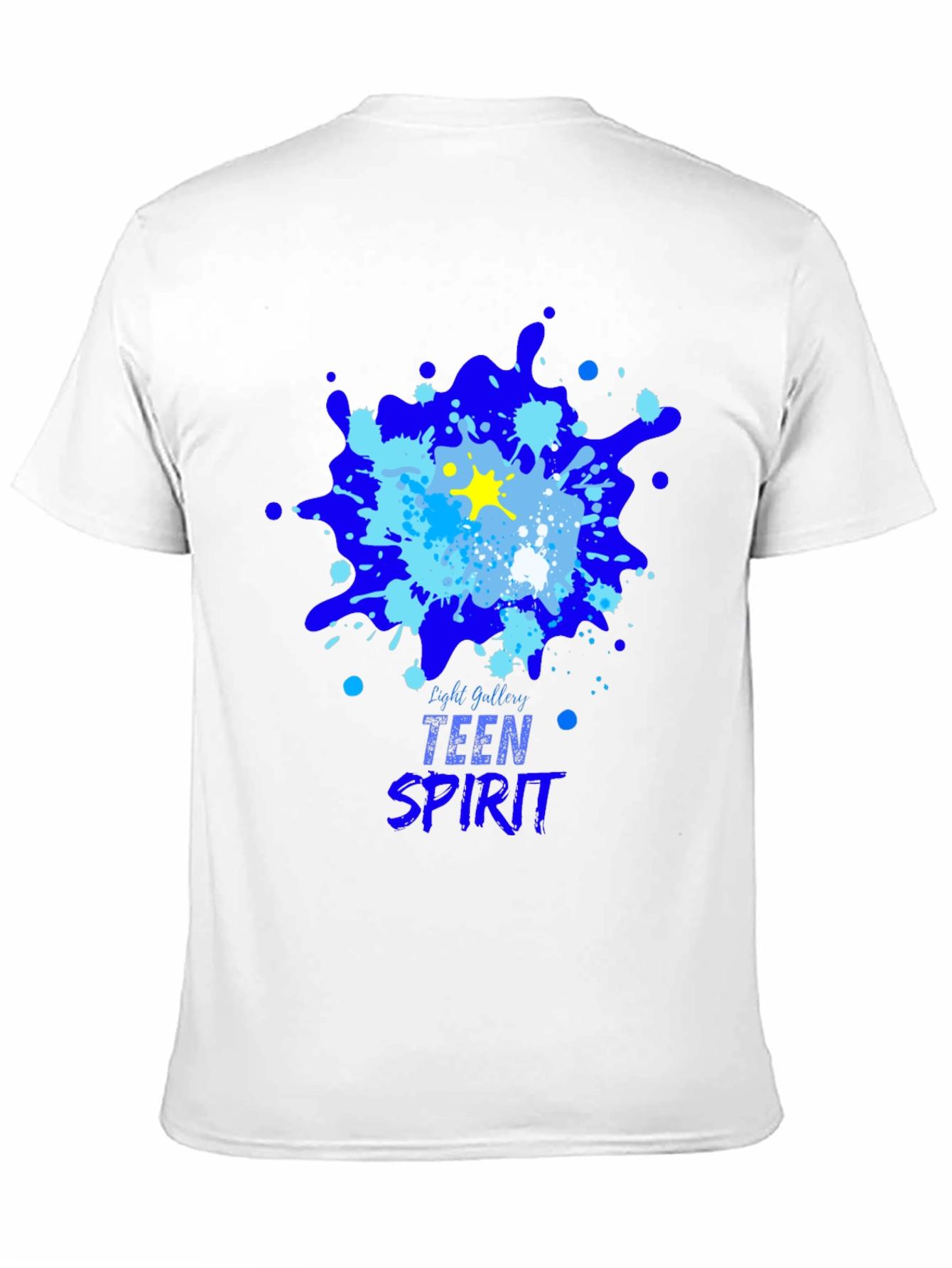 Teen Spirit Graphic T-Shirt - Abstract Design Casual Style