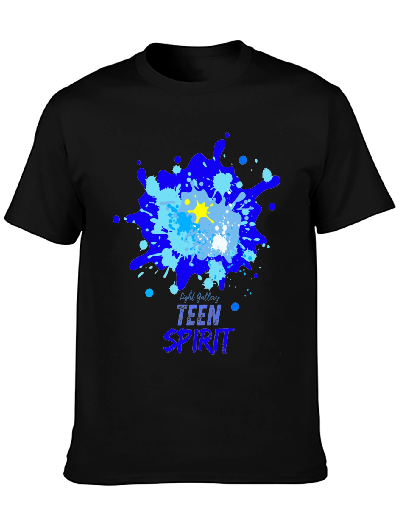 Teen Spirit Graphic T-Shirt - Abstract Design Casual Style