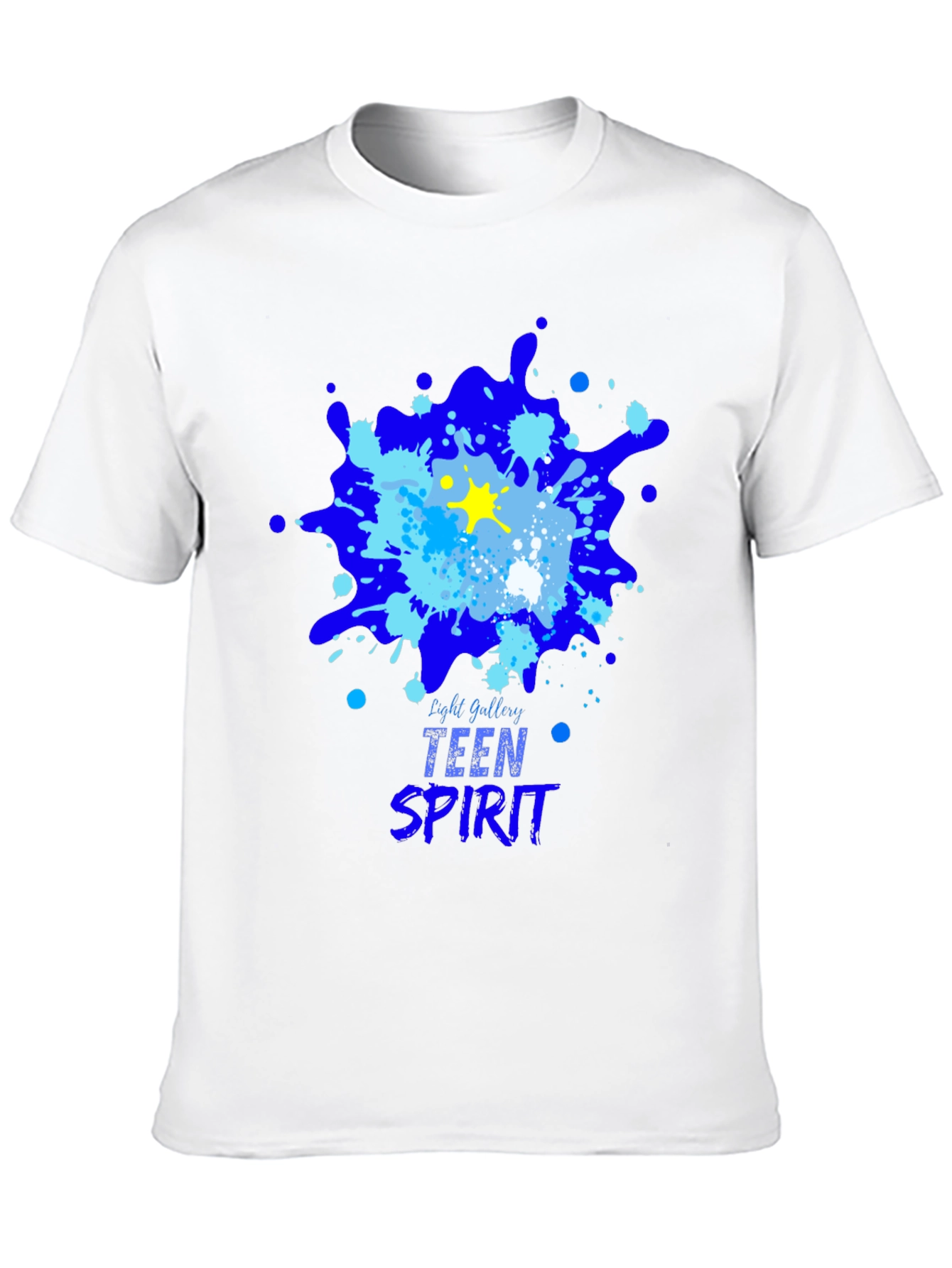 Teen Spirit Graphic T-Shirt - Abstract Design Casual Style