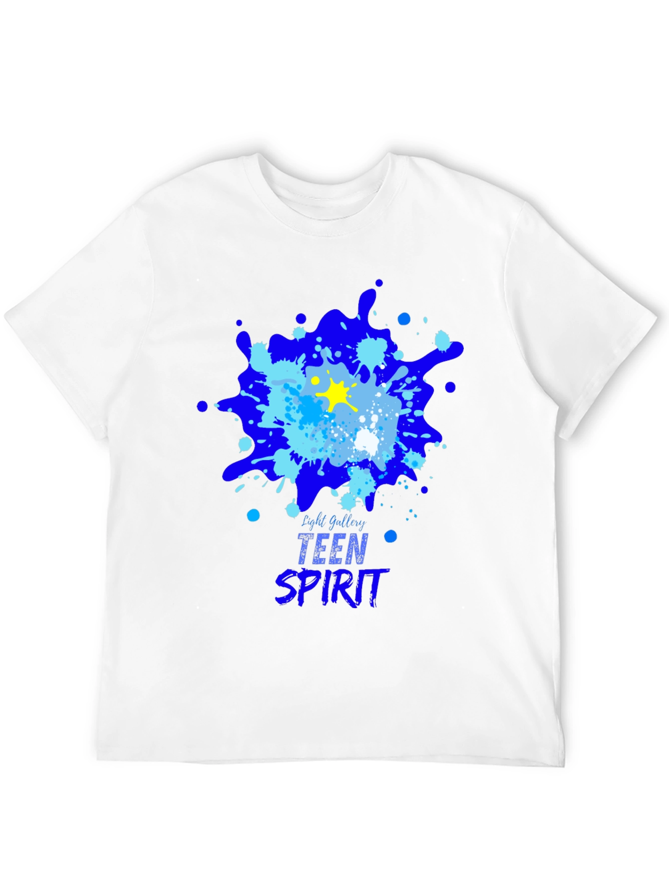 Teen Spirit Graphic T-Shirt - Abstract Design Casual Style