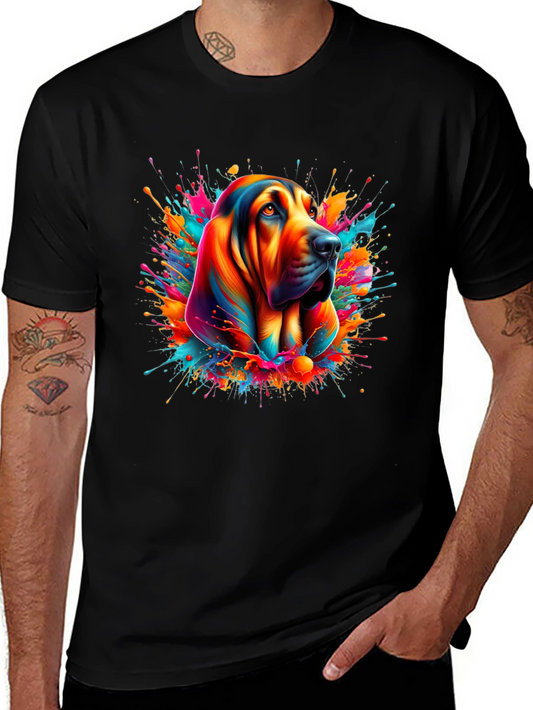 Dog Art Black T-Shirt