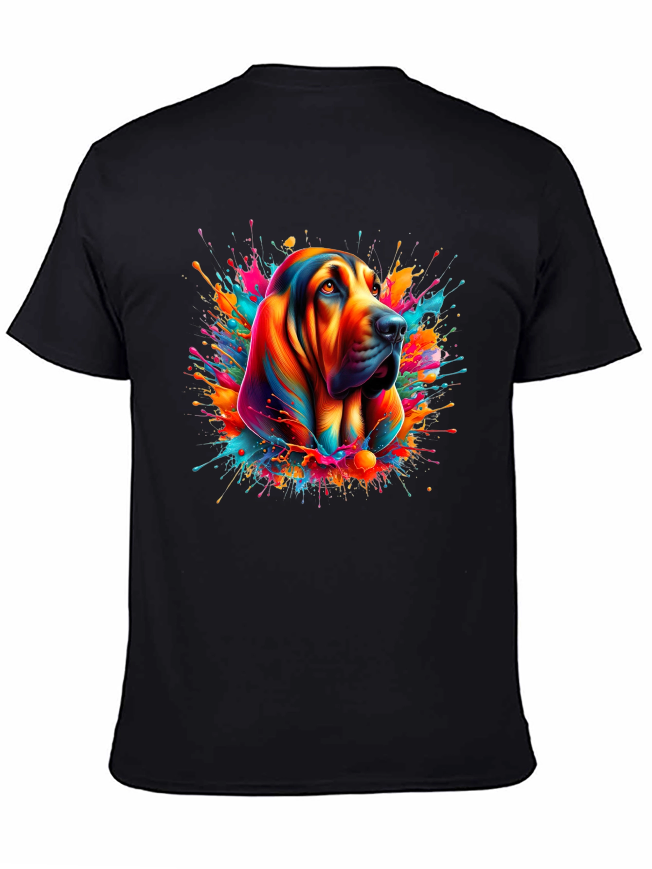Dog Art Black T-Shirt