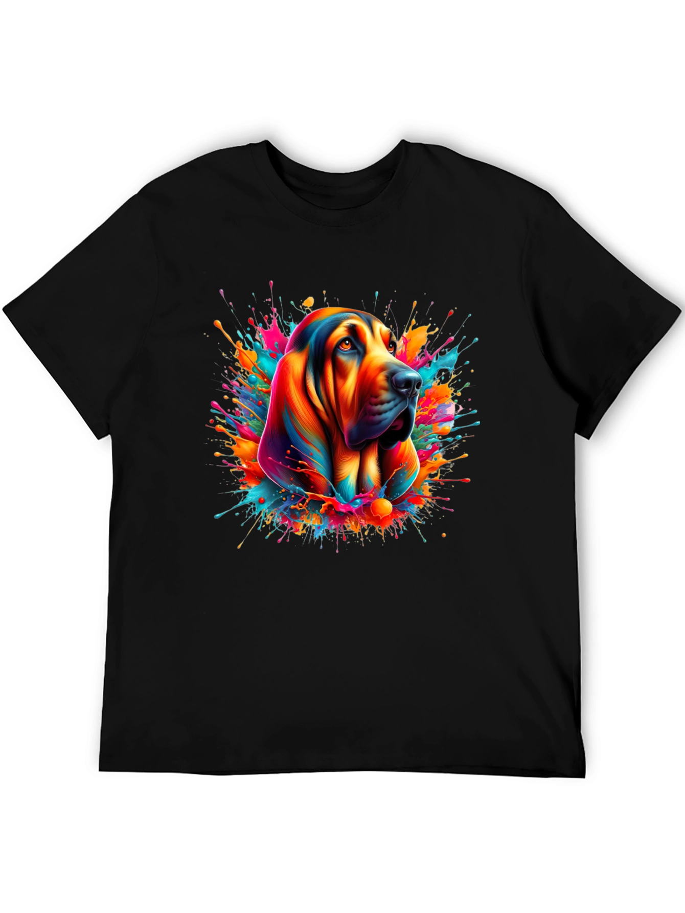 Dog Art Black T-Shirt