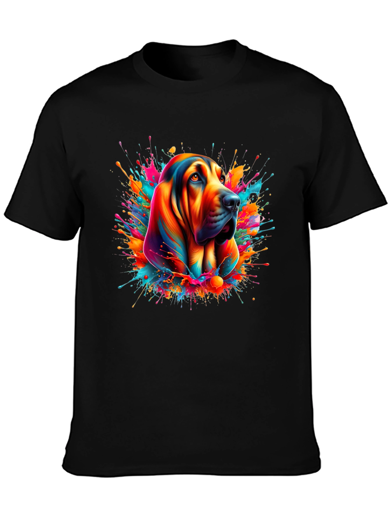 Dog Art Black T-Shirt