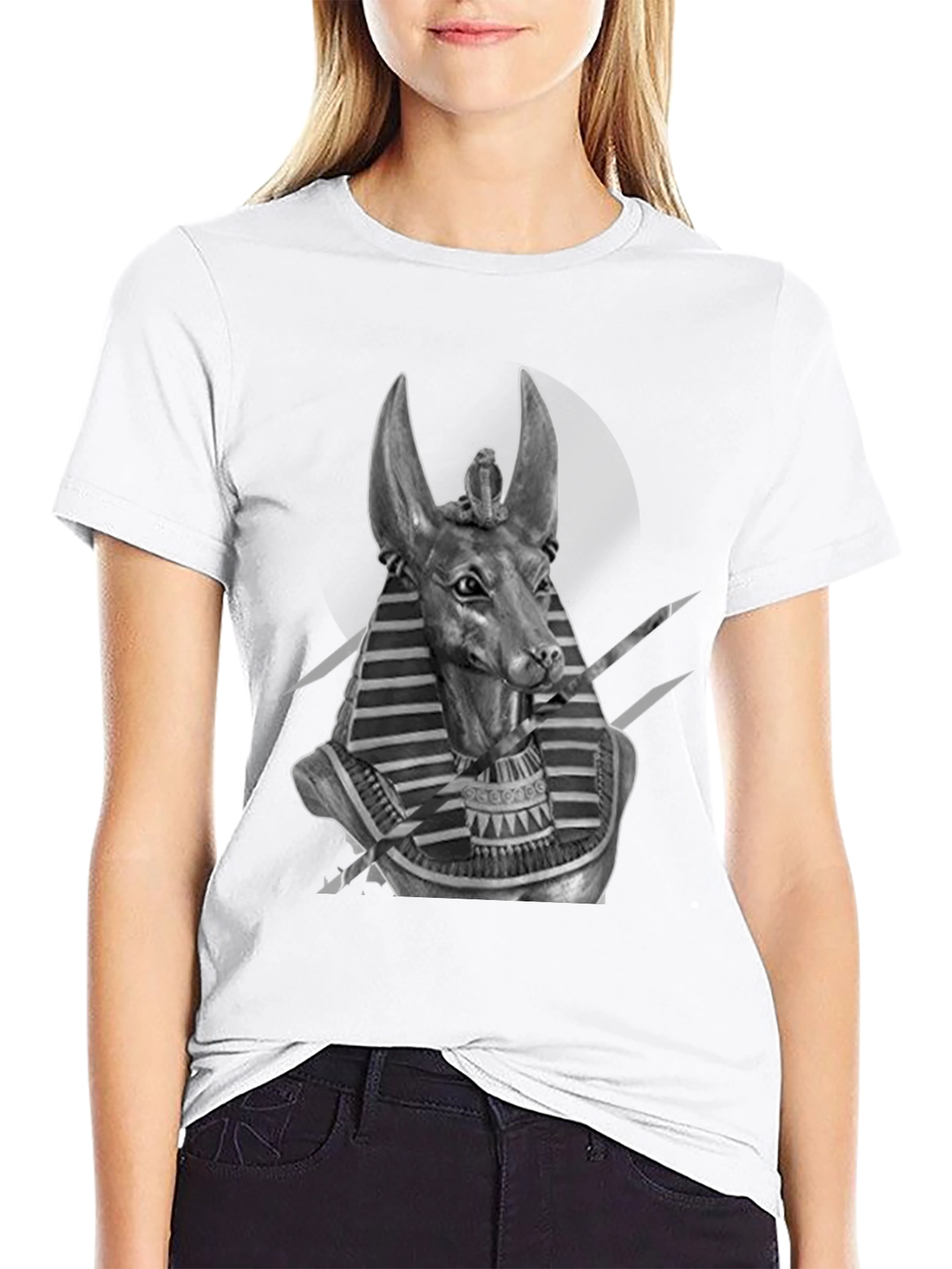 Anubis Graphic Tee - Egyptian Dog God T-Shirt