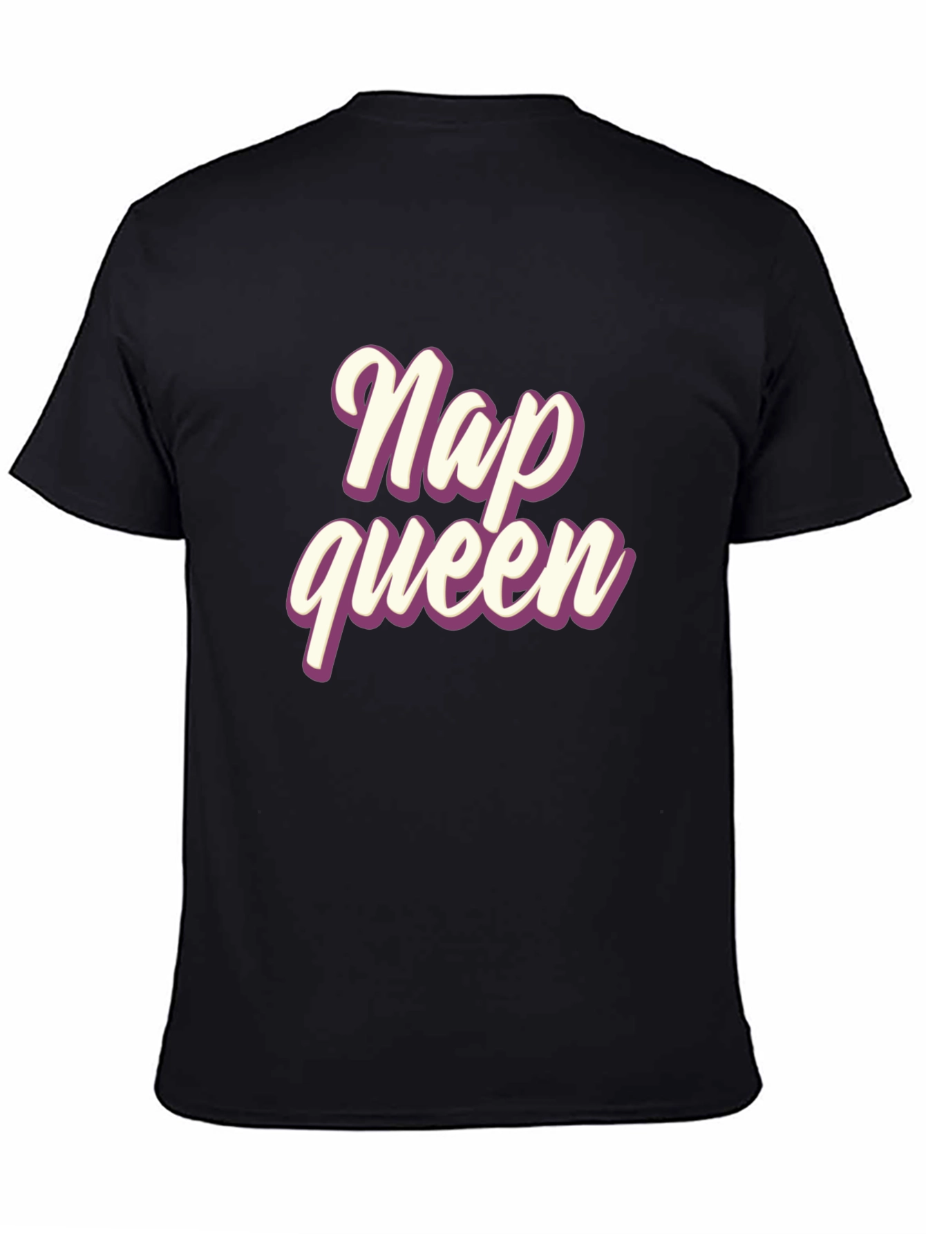 Nap Queen Graphic Tee - Comfy Black T-Shirt