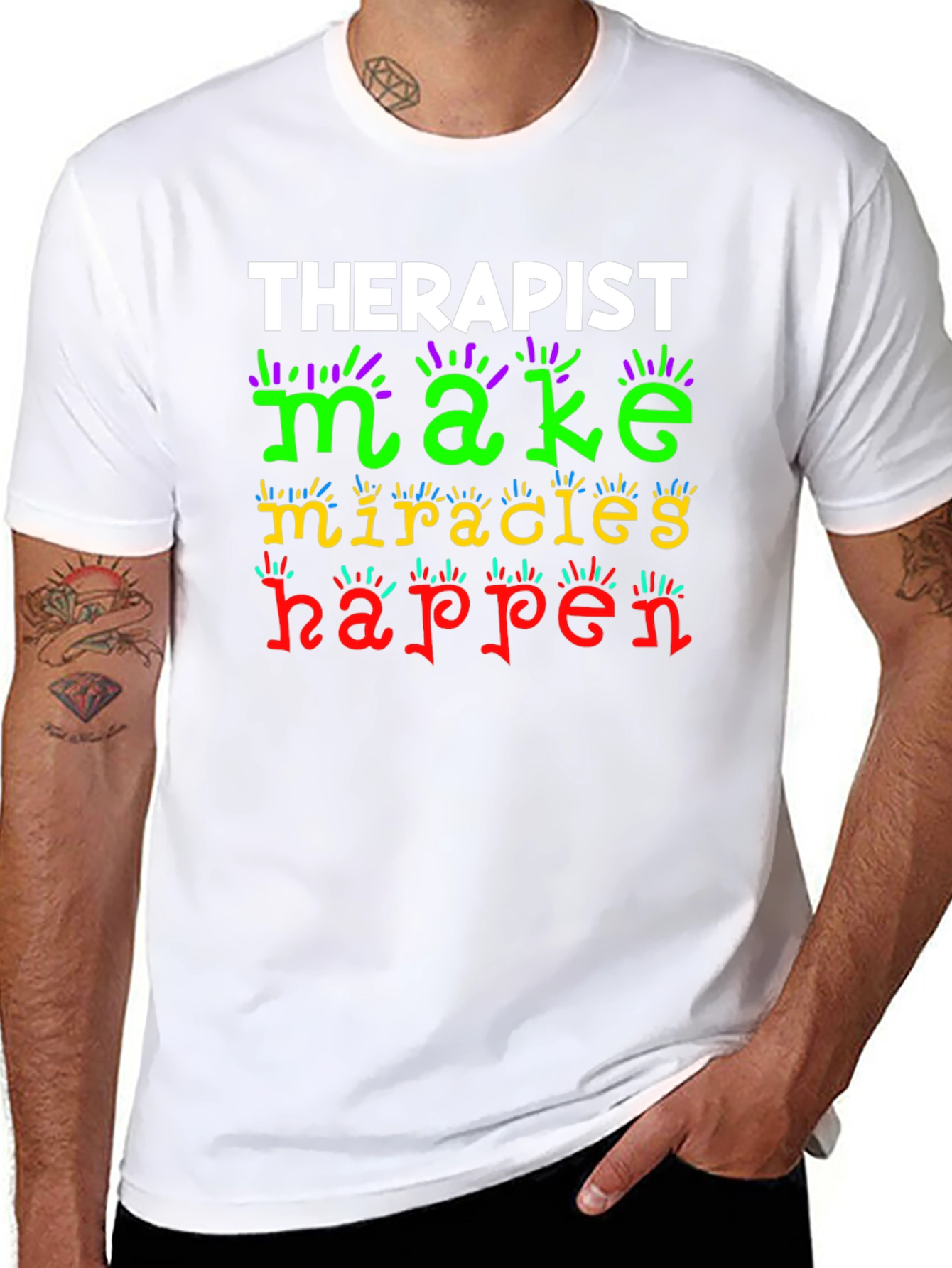Therapist Make Miracles Happen Graphic T-Shirt