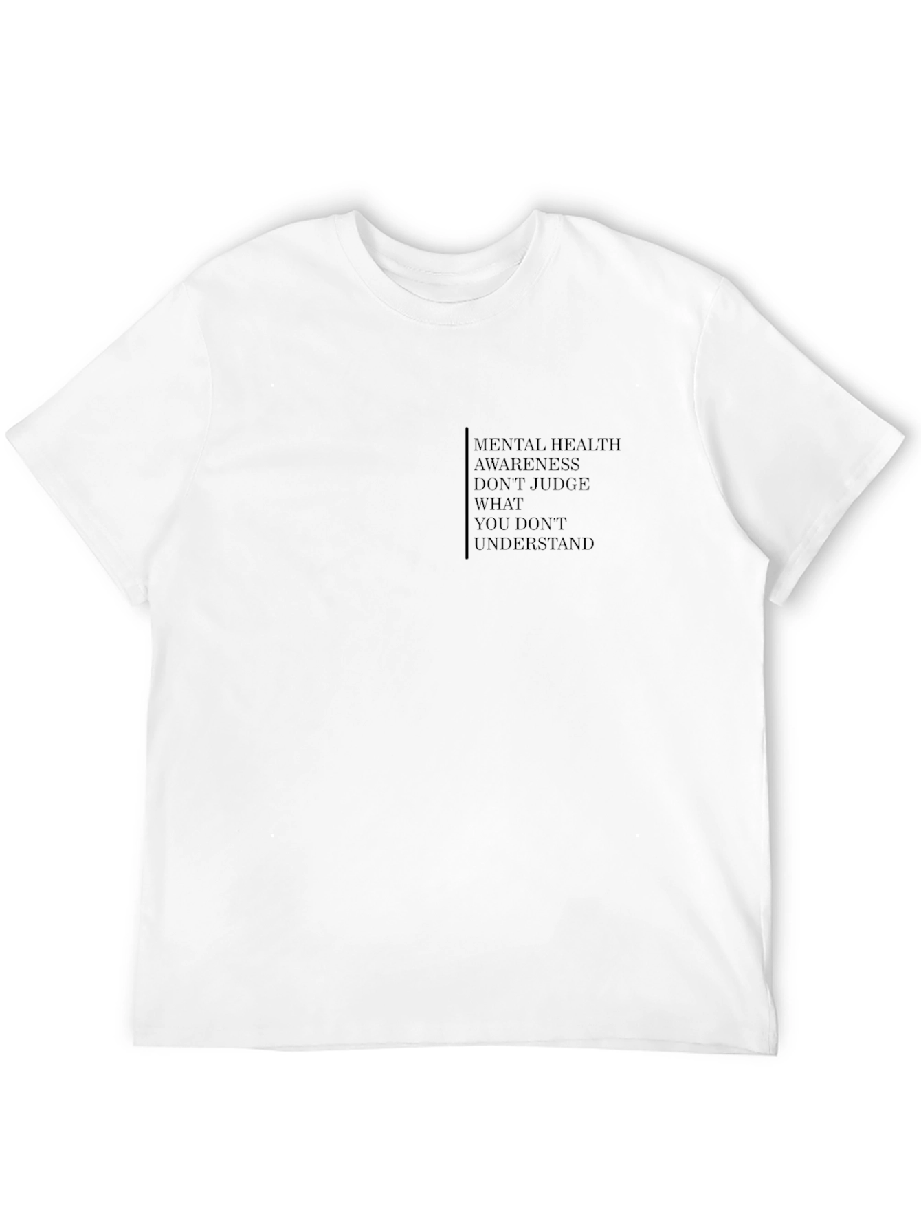 Mental Health Awareness Graphic Tee - Dont Judge