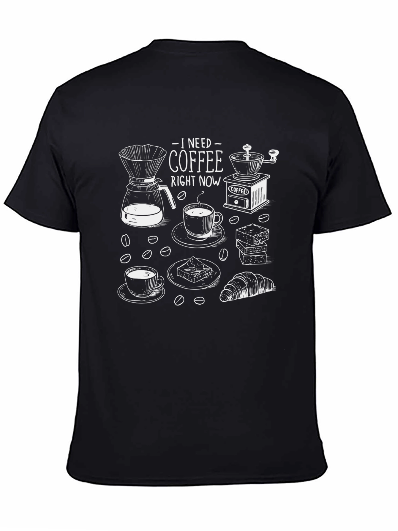 I Need Coffee Right Now T-Shirt - Unisex Tee