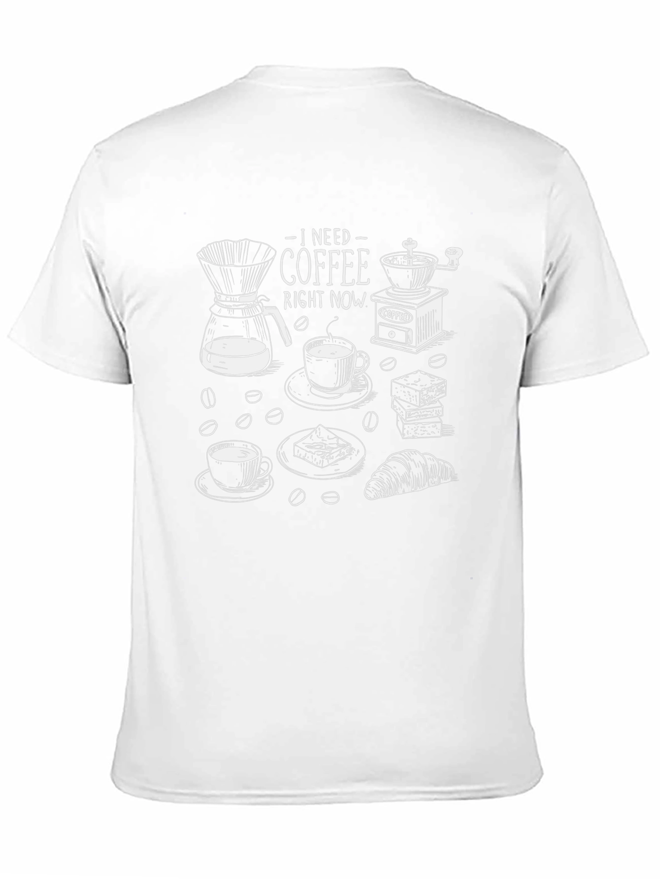 I Need Coffee Right Now T-Shirt - Unisex Tee