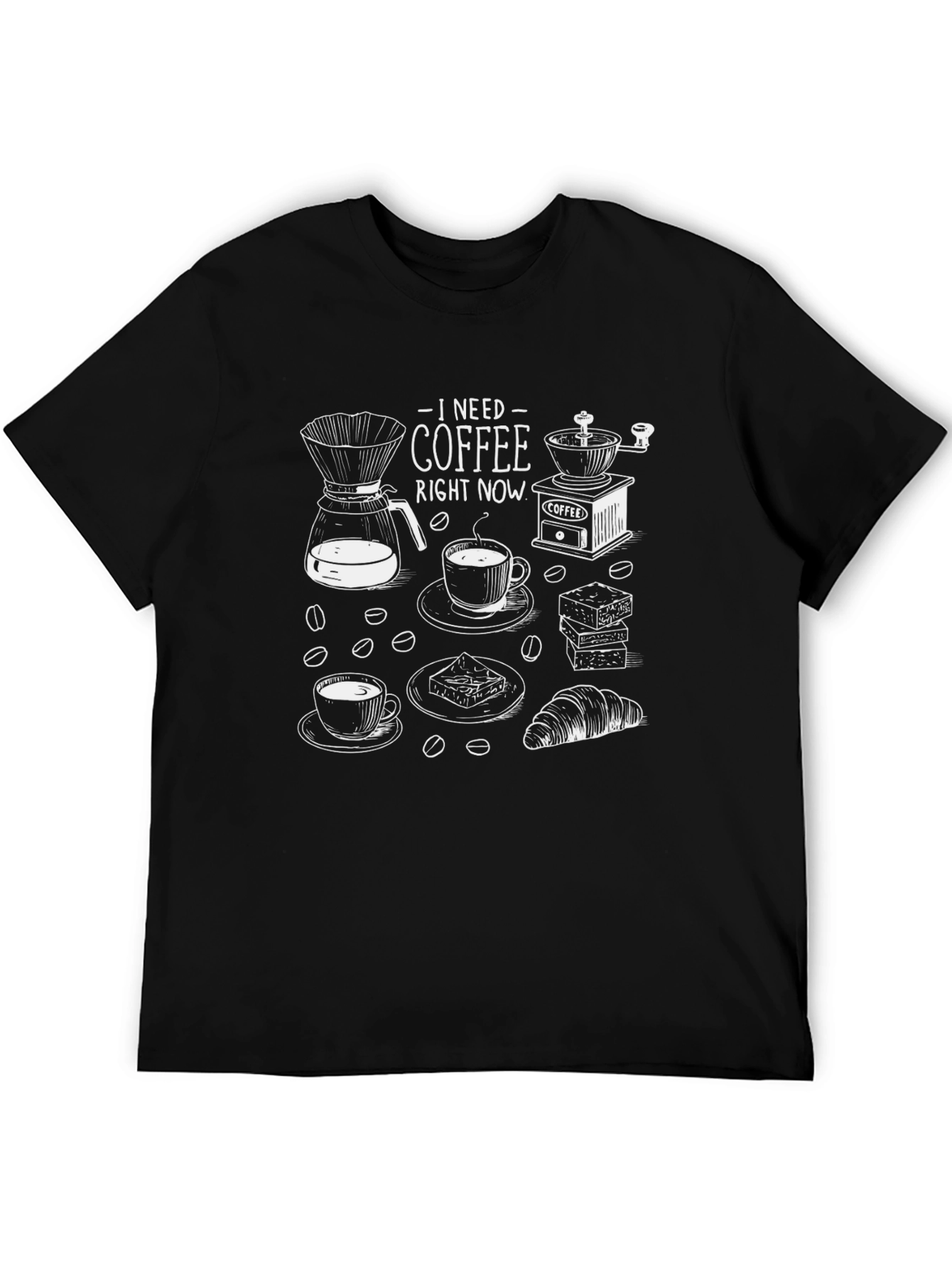 I Need Coffee Right Now T-Shirt - Unisex Tee