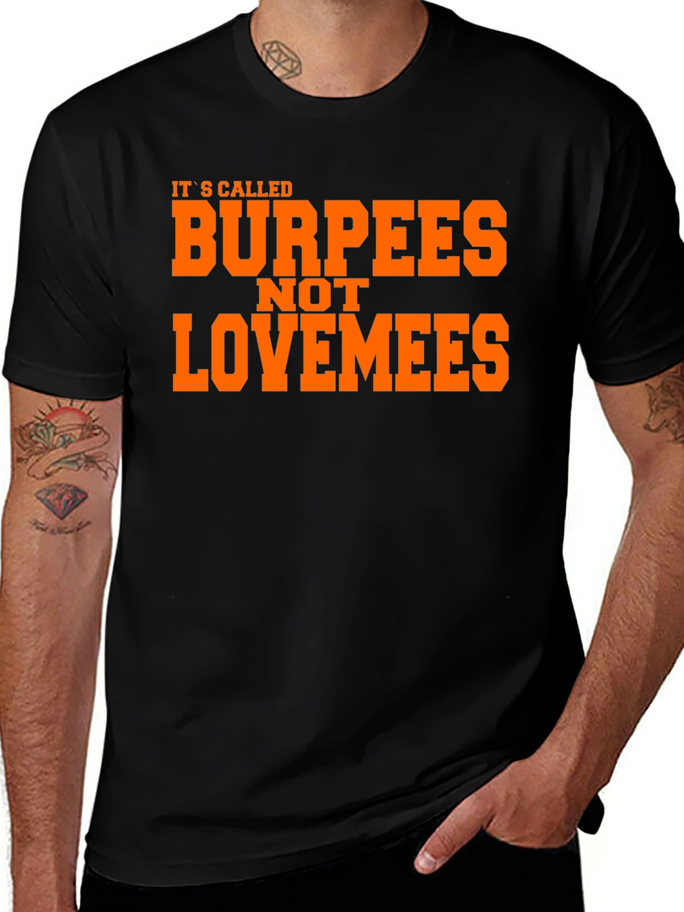 Burpees Not Lovemees Funny Workout T-Shirt