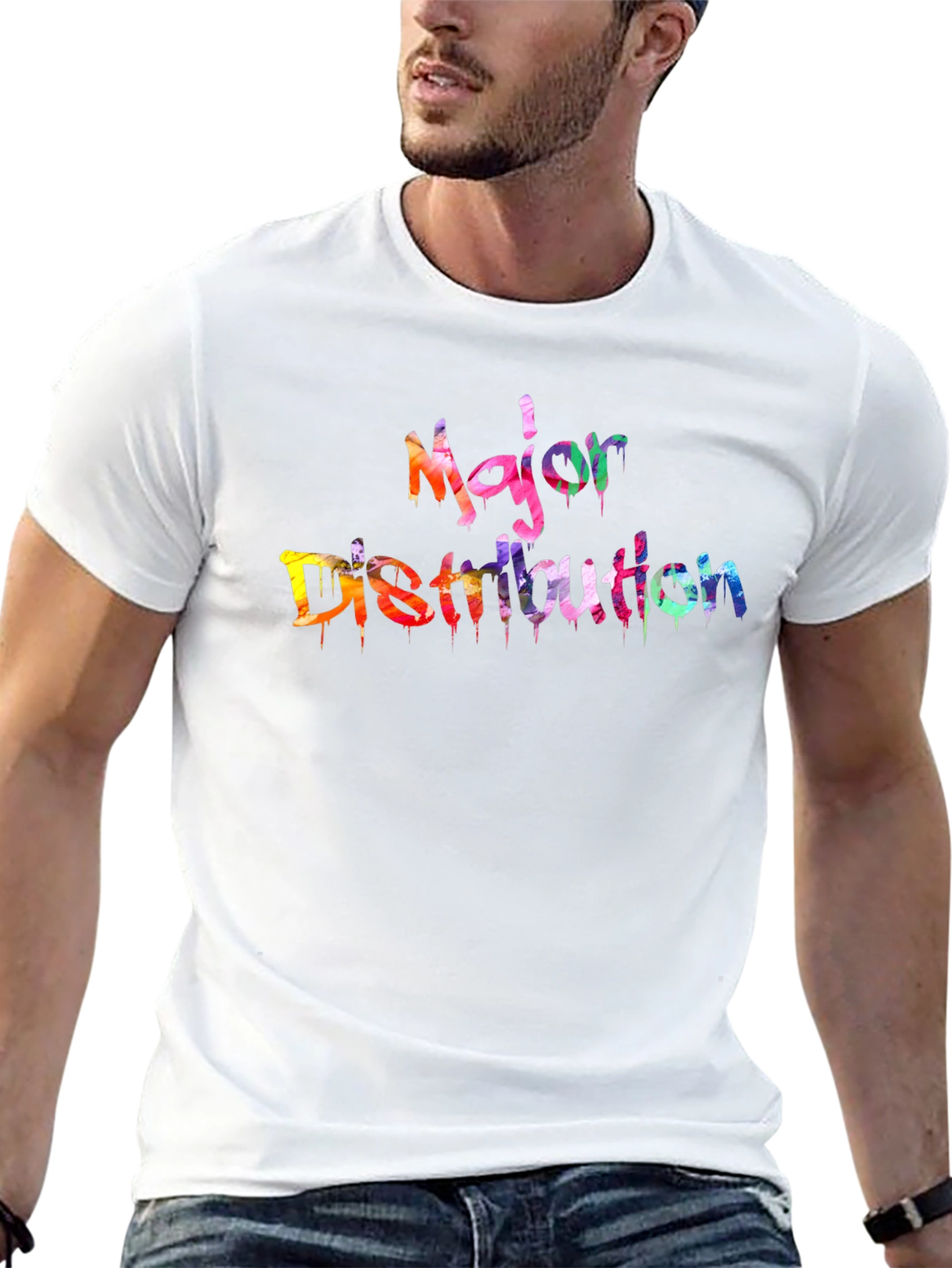 Major Distribution Graffiti Style Tee