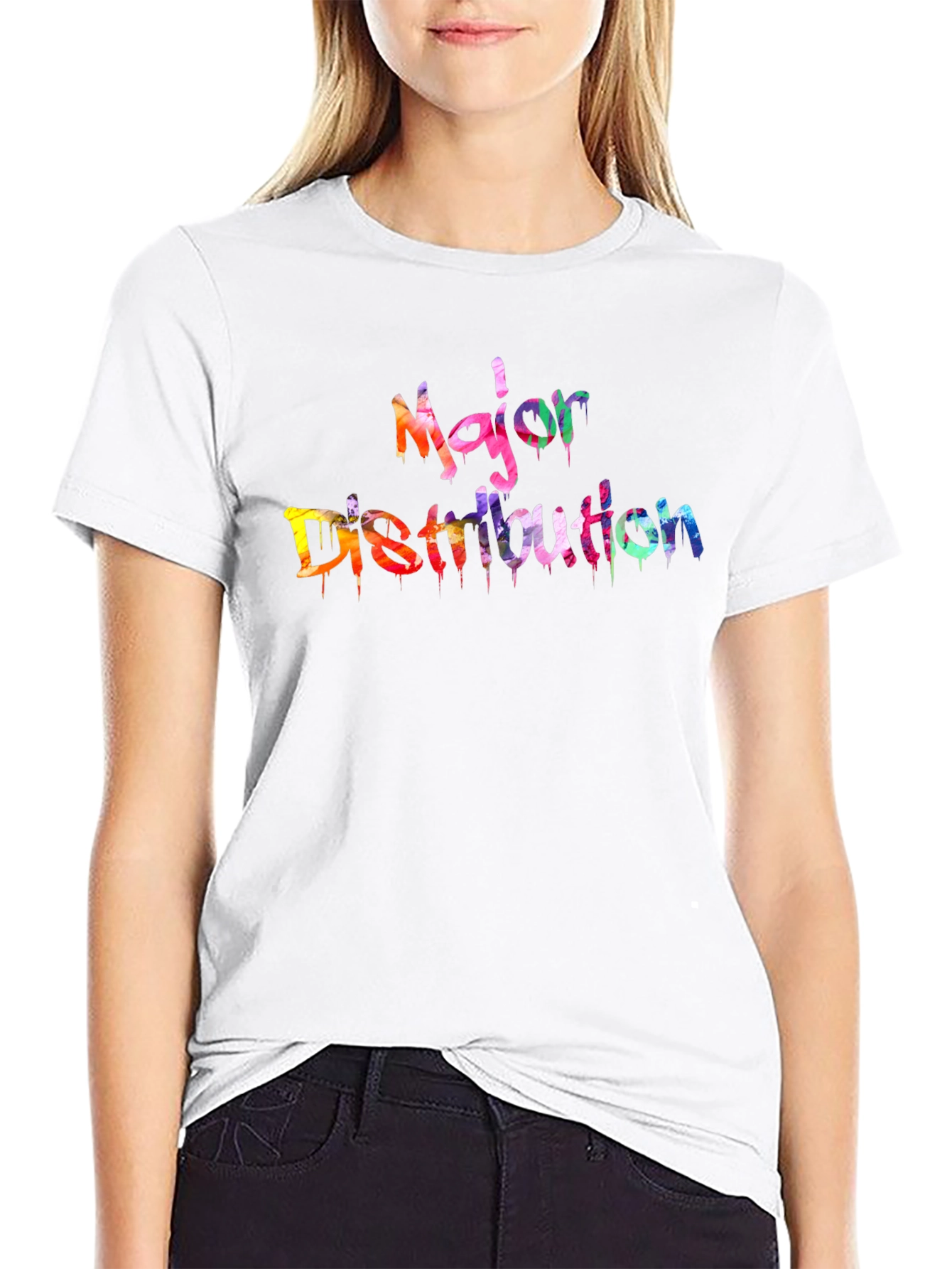 Major Distribution Graffiti Style Tee