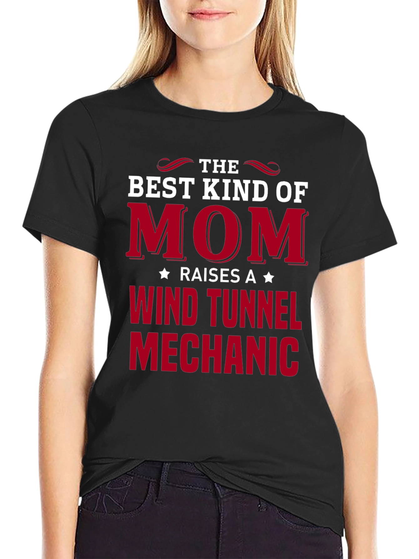 Best Kind of Mom Wind Tunnel Mechanic T-Shirt