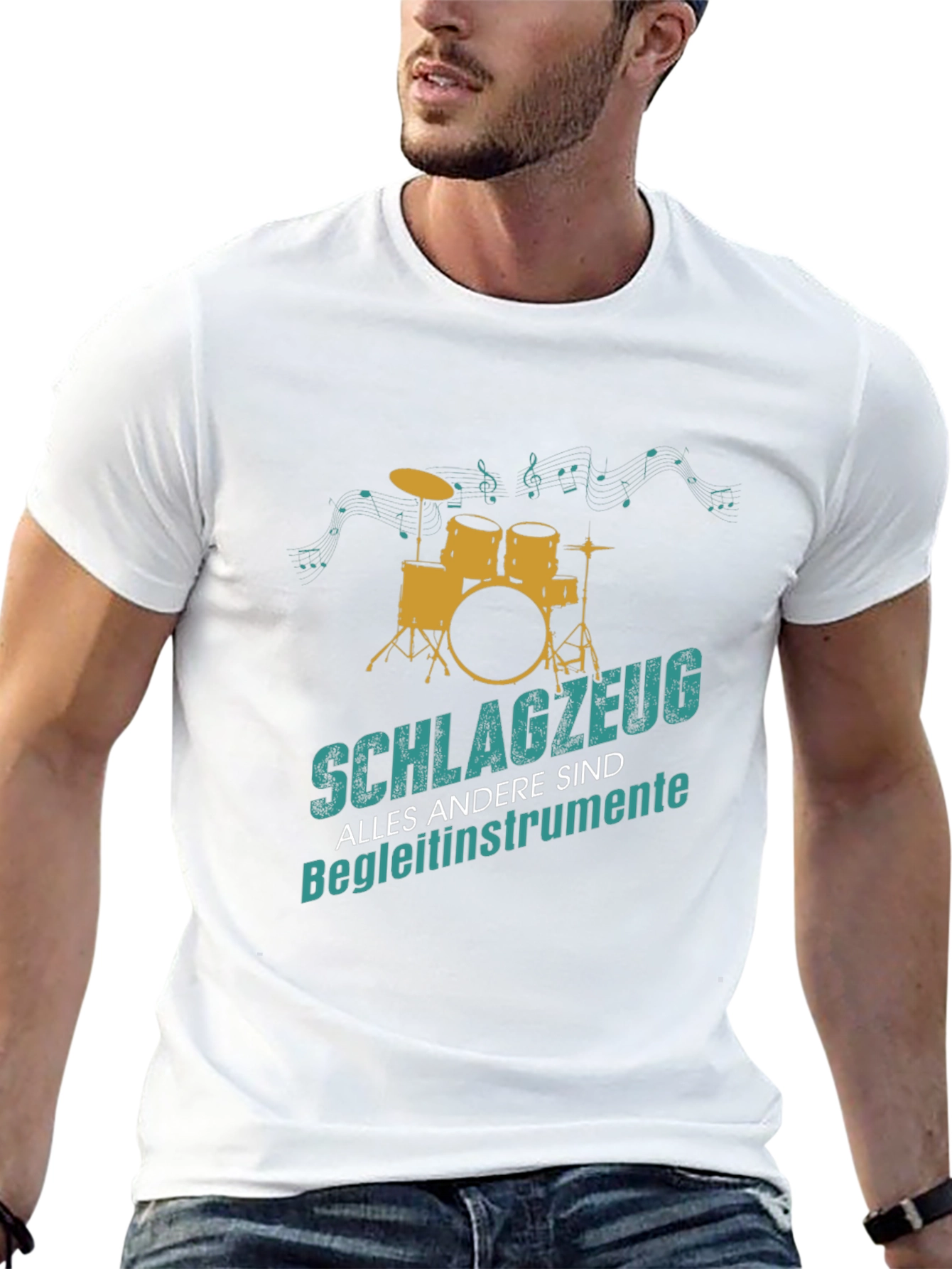 Drummers T-Shirt - Percussion Is The Real Instrument