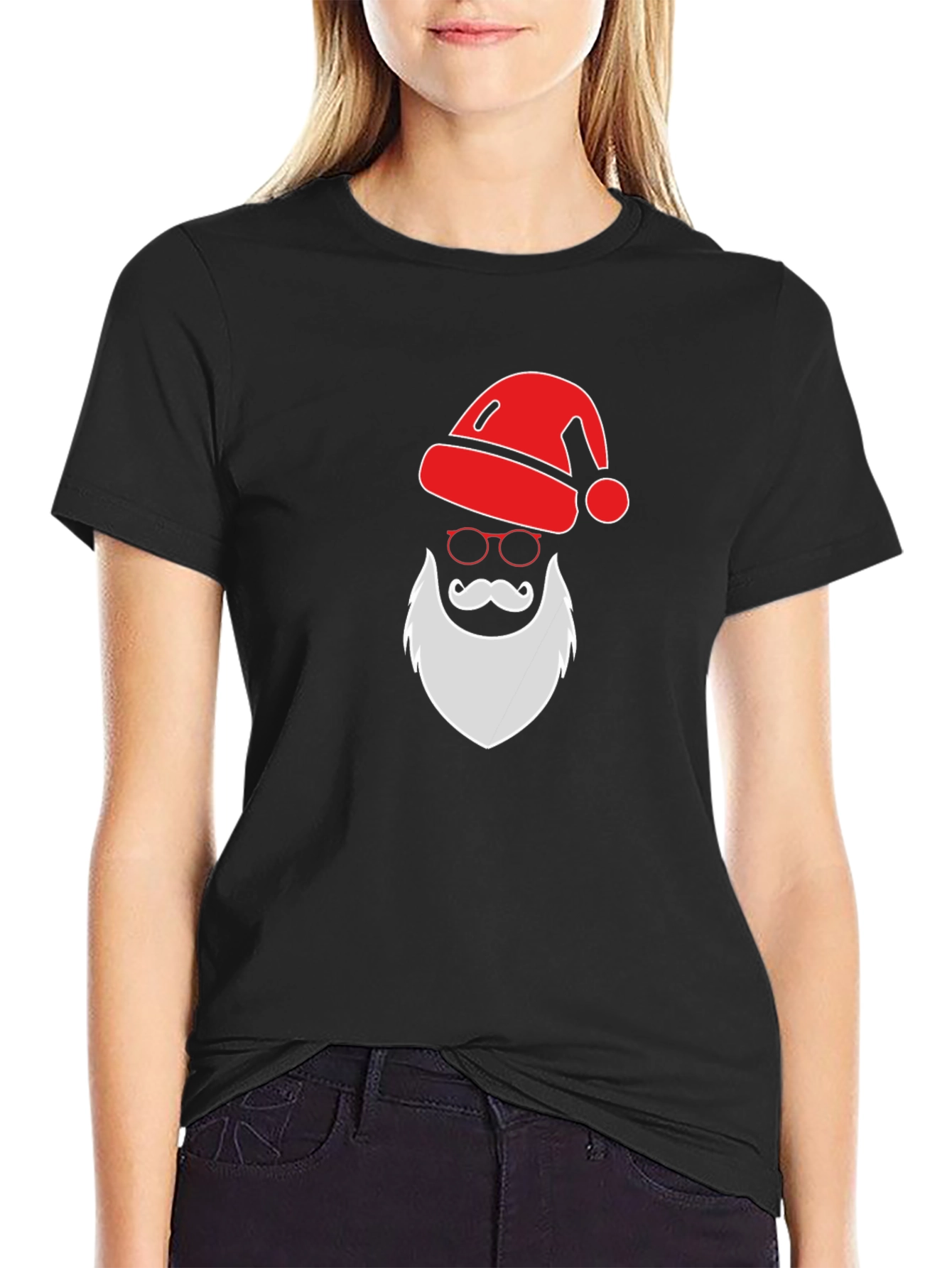 Festive Santa Graphic Tee