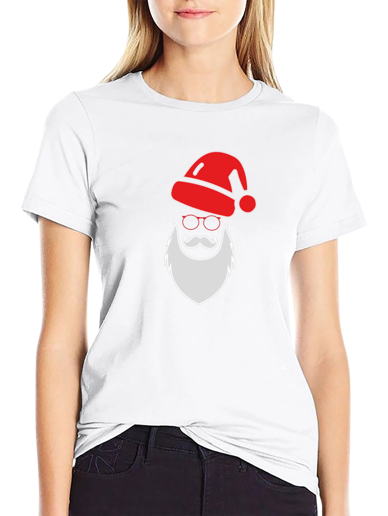 Festive Santa Graphic Tee