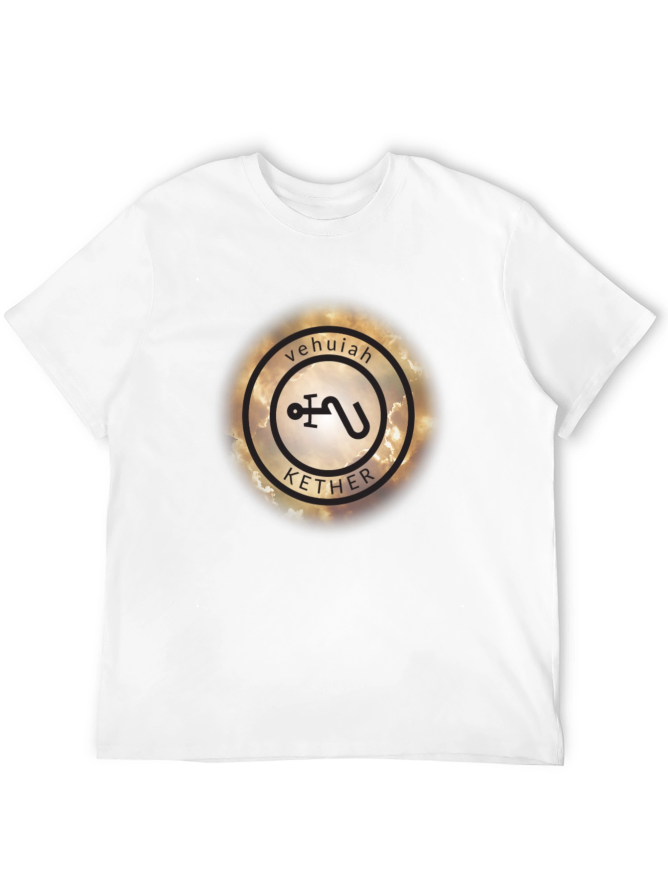 Vehujah Kether Symbol Black T-Shirt