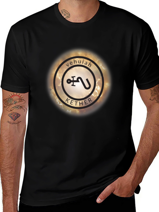 Vehujah Kether Symbol Black T-Shirt