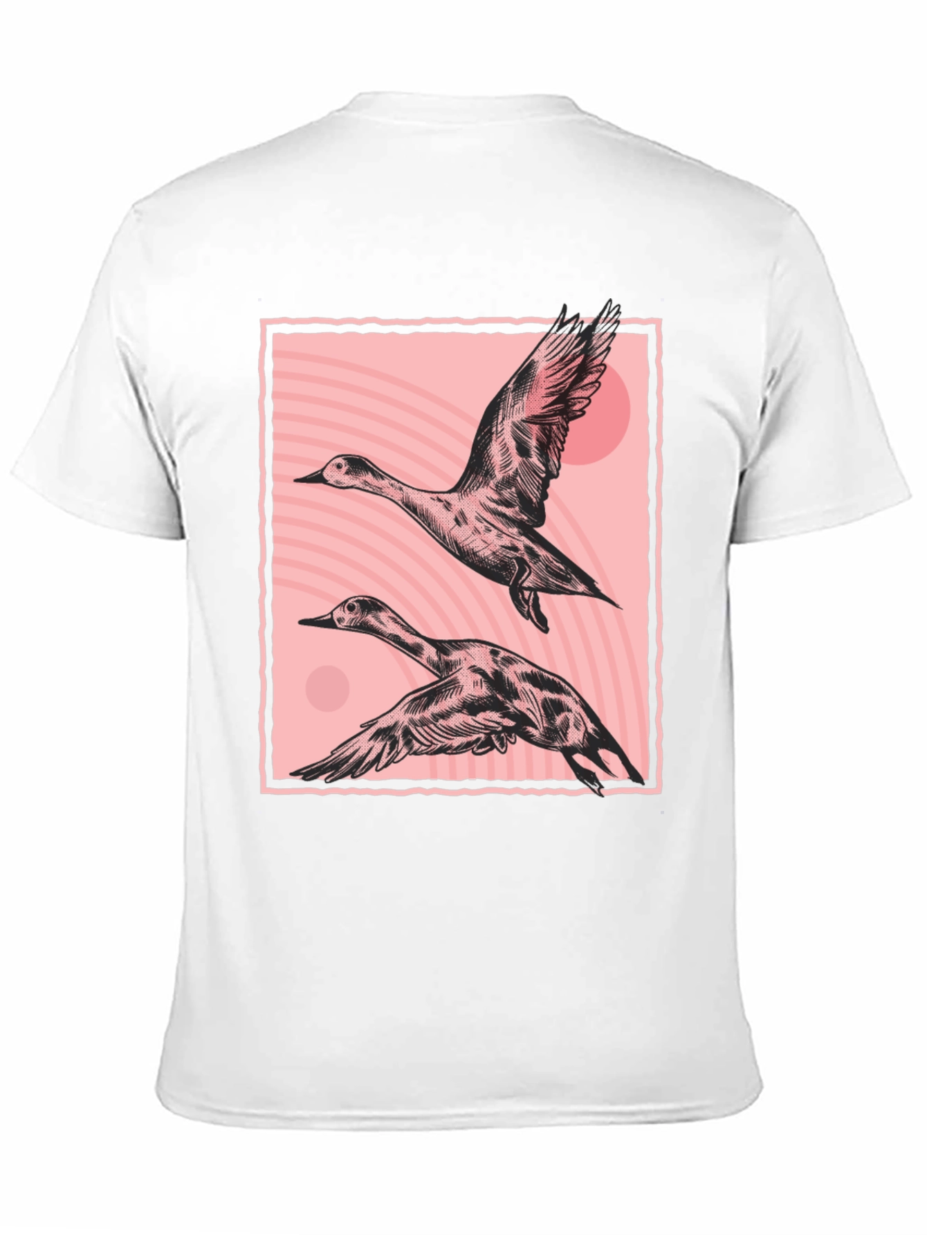 Stylish Black T-Shirt with Duck Graphic