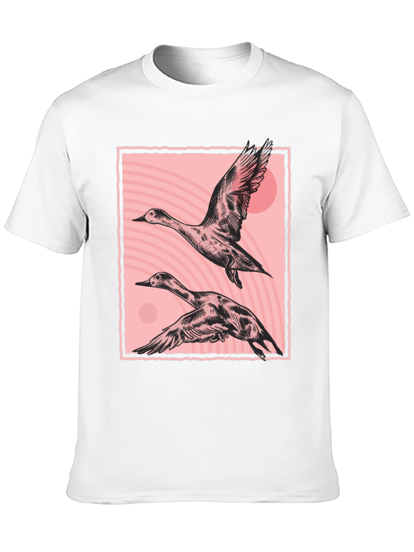 Stylish Black T-Shirt with Duck Graphic