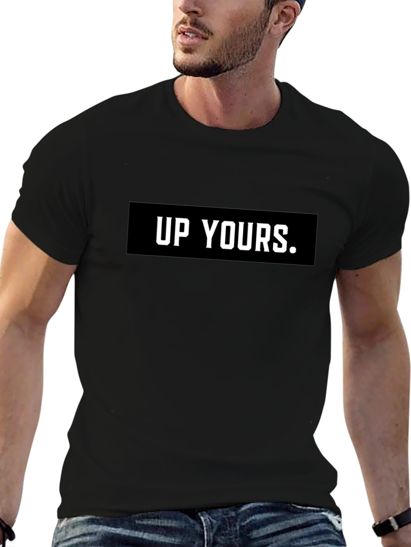 Up Yours Graphic Tee - Bold Statement Shirt