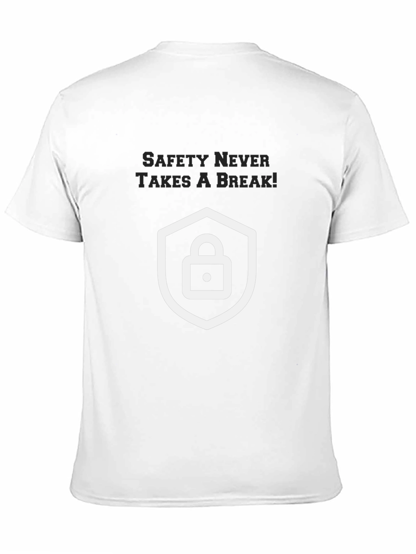 Safety First Graphic Tee - Black