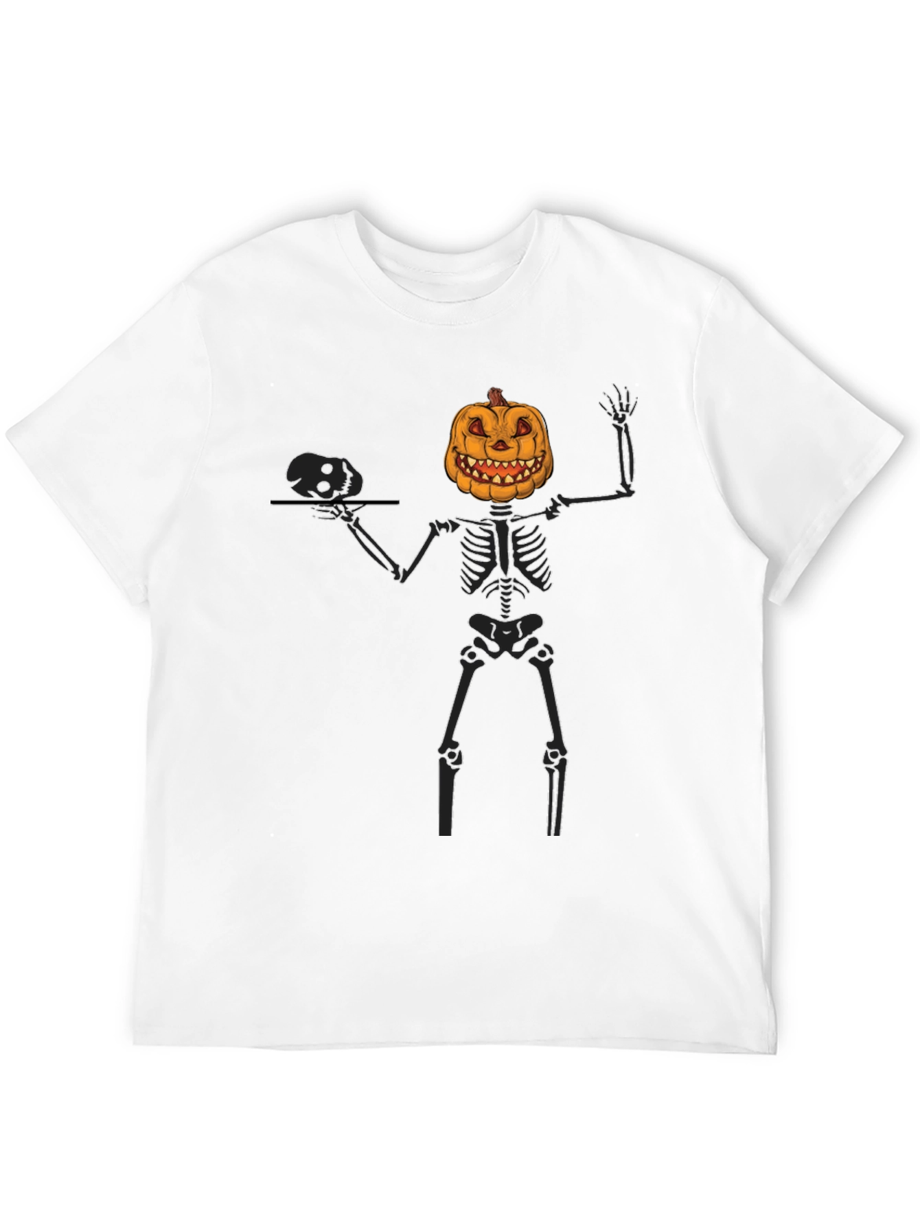 Pumpkin Skeleton Halloween T-Shirt