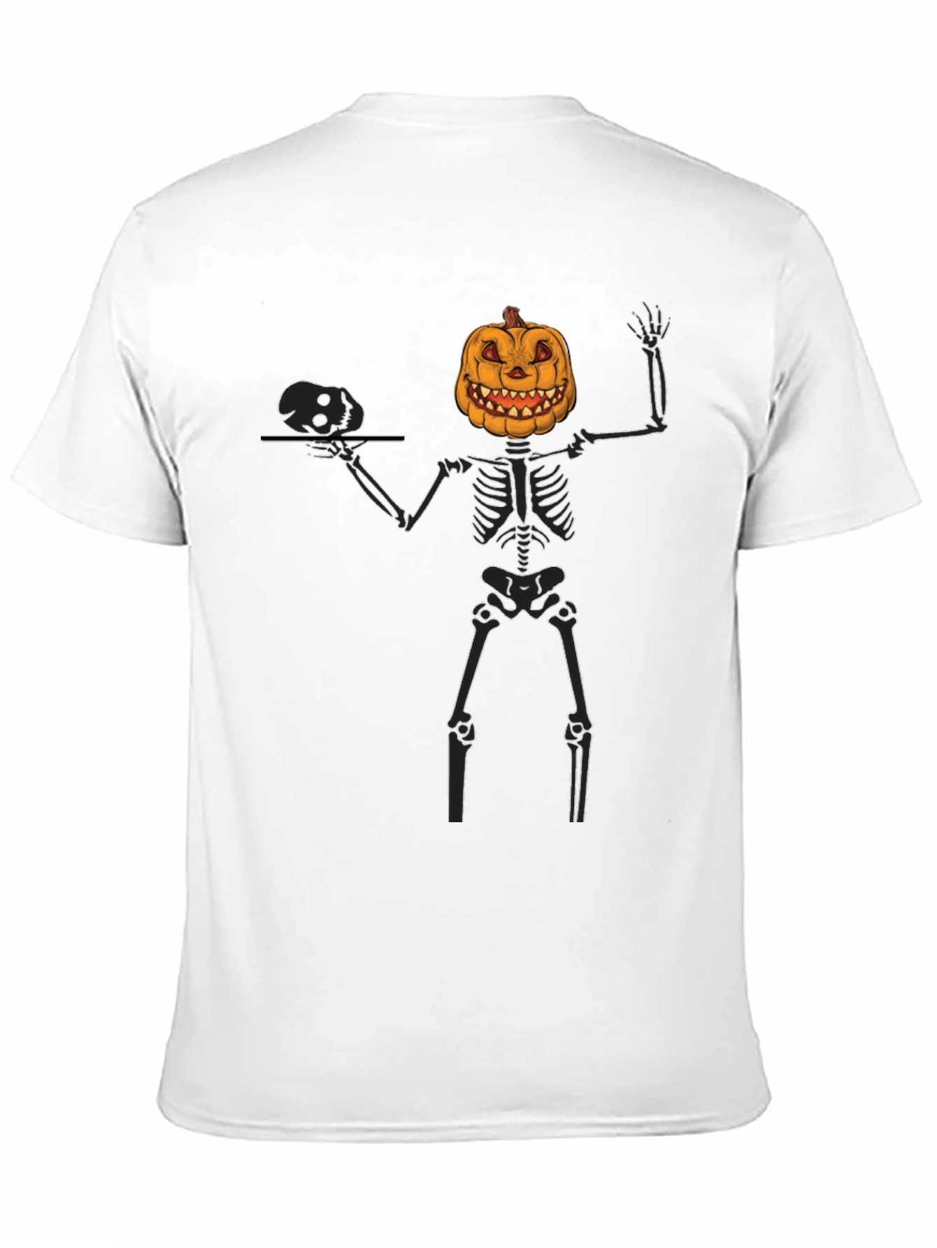 Pumpkin Skeleton Halloween T-Shirt