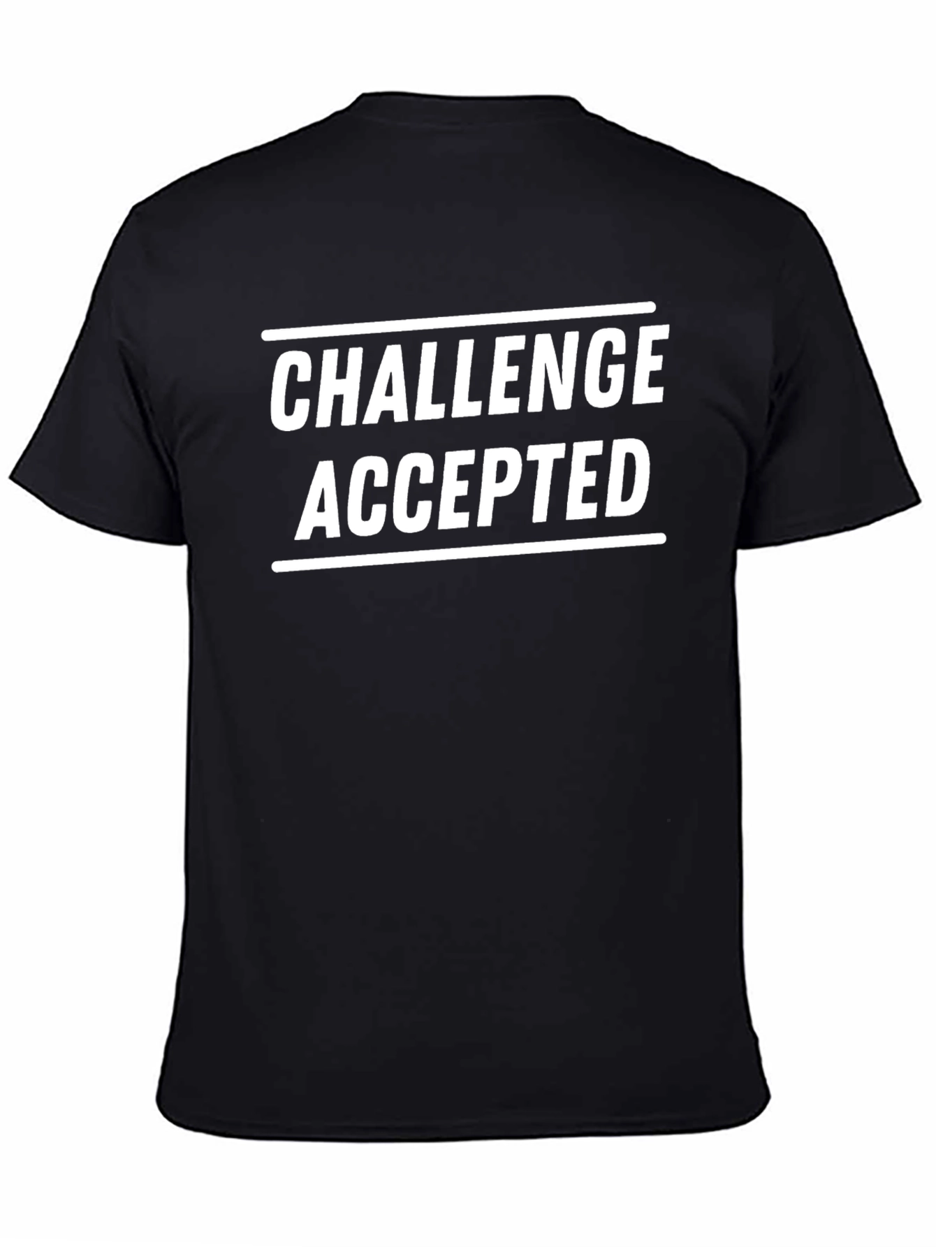 Challenge Accepted Graphic Tee - Black