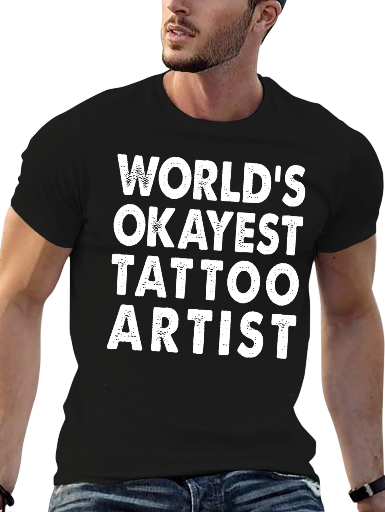 Worlds Okayest Tattoo Artist T-Shirt