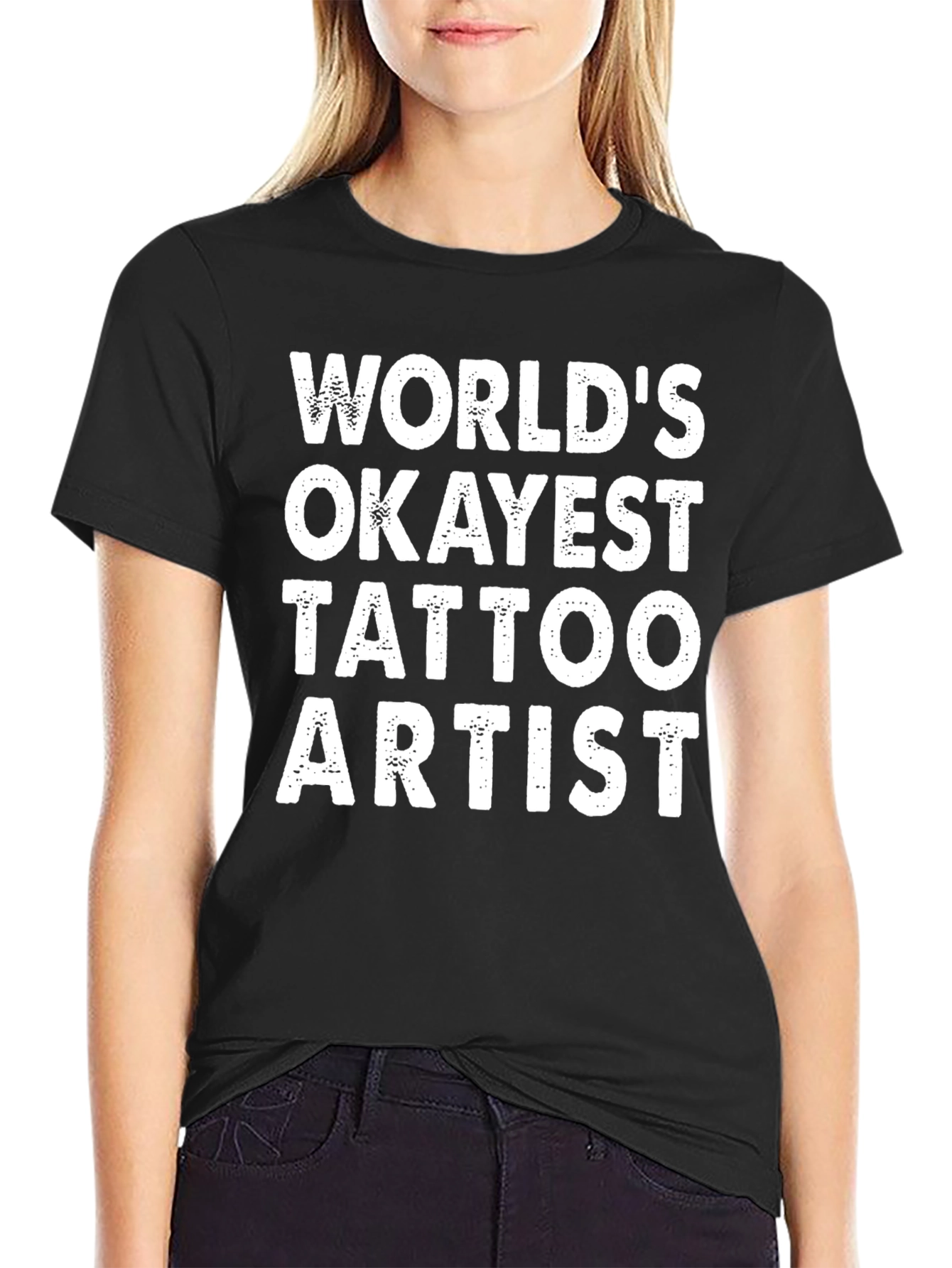 Worlds Okayest Tattoo Artist T-Shirt