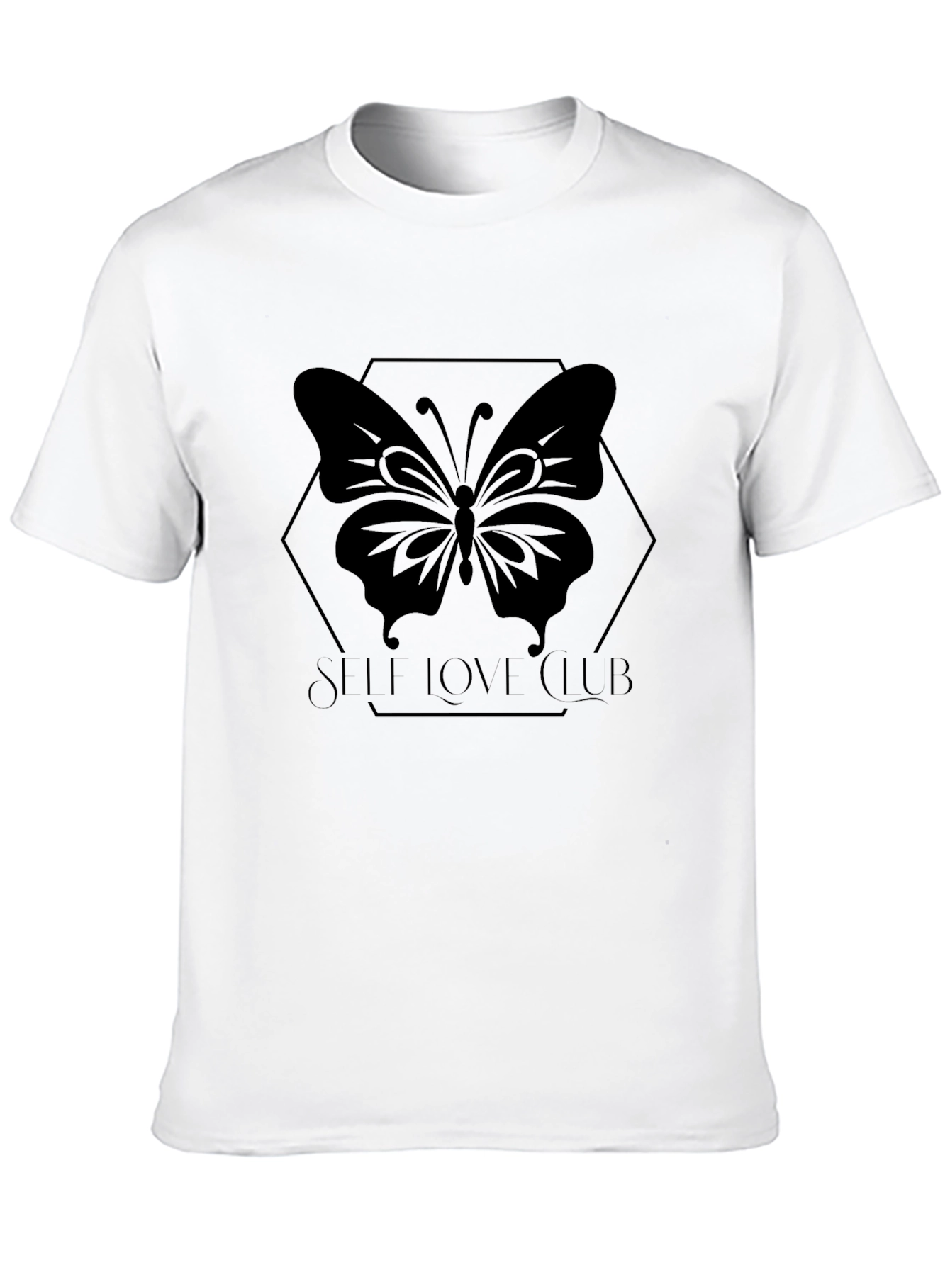 Self Love Club Black Graphic Tee