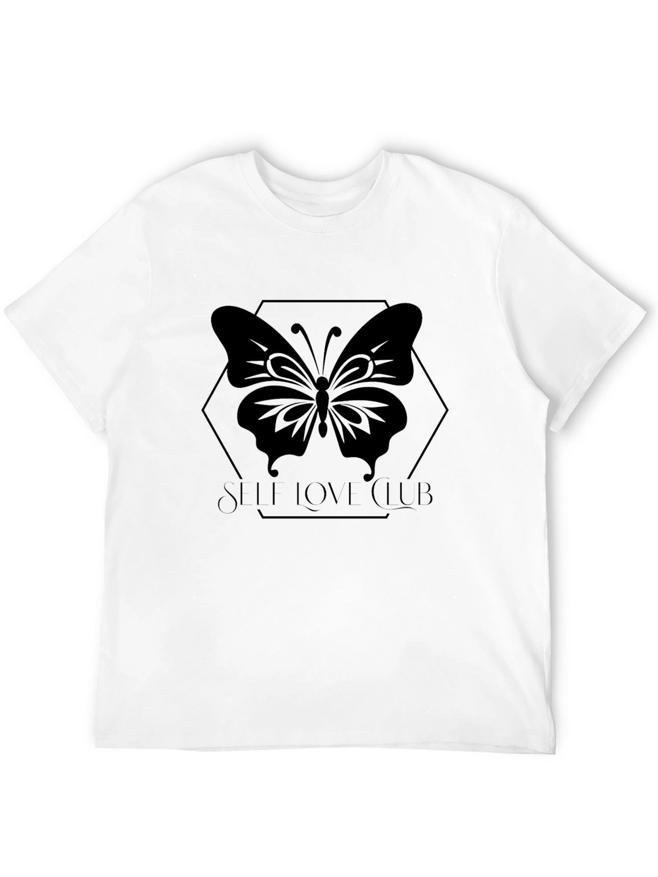 Self Love Club Black Graphic Tee